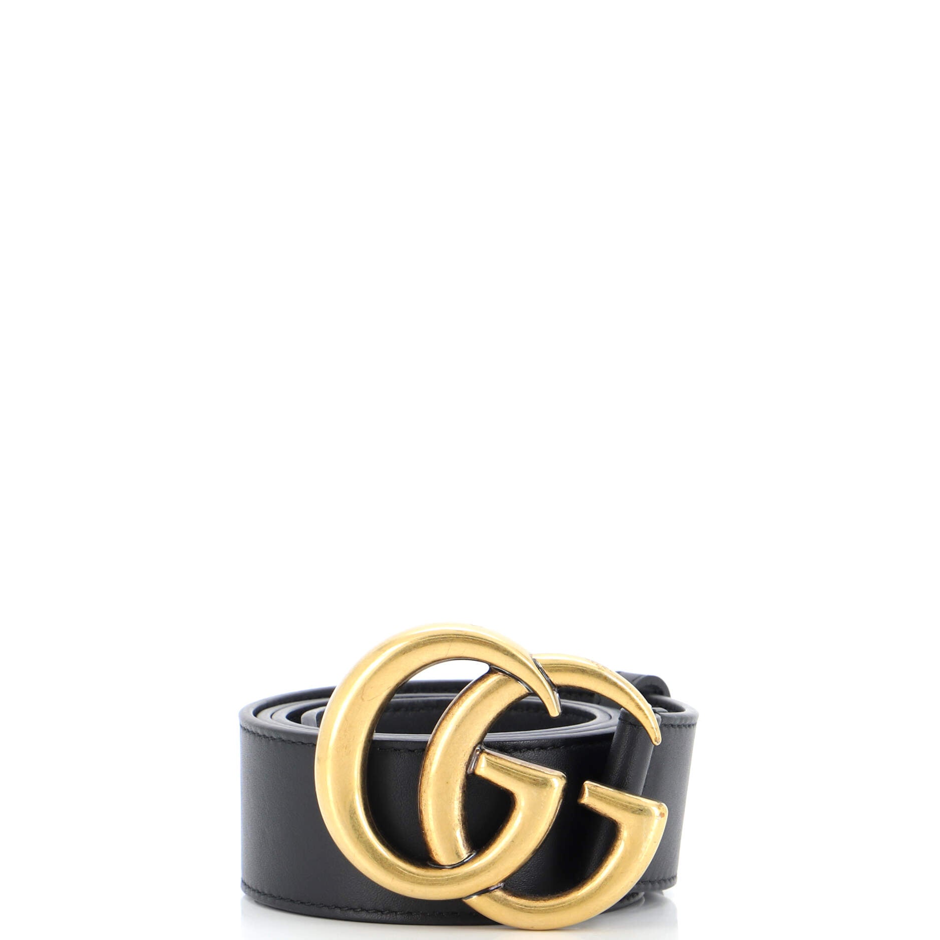 GG Marmont Belt Leather Wide 80