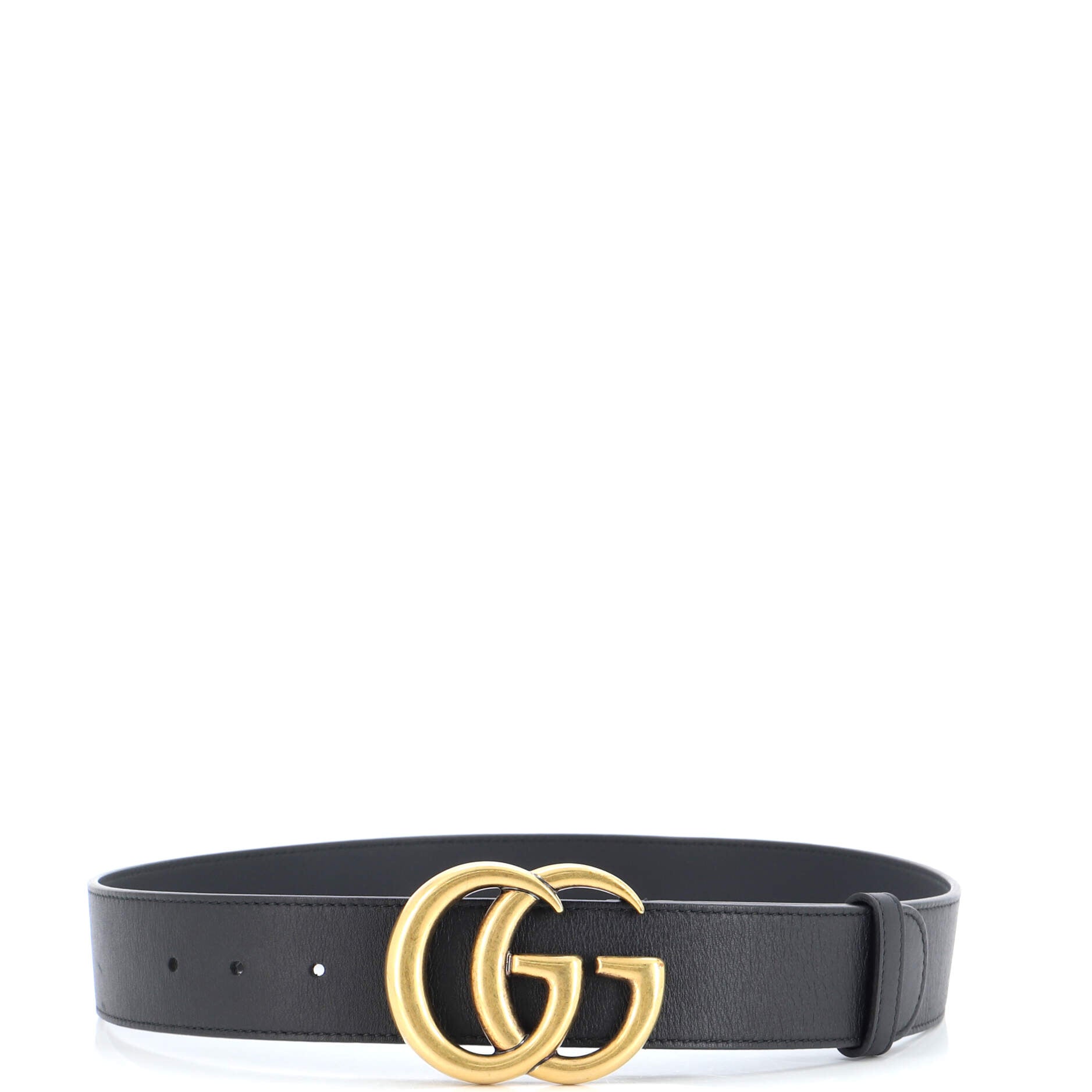 GG Marmont Belt Leather Wide 80