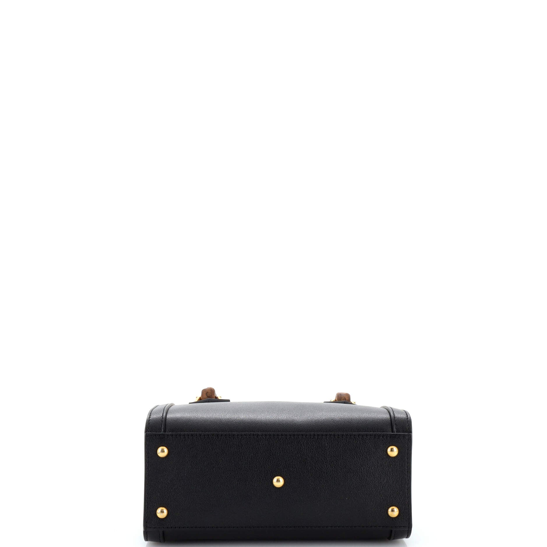 Diana NM Bamboo Handle Tote Leather Mini