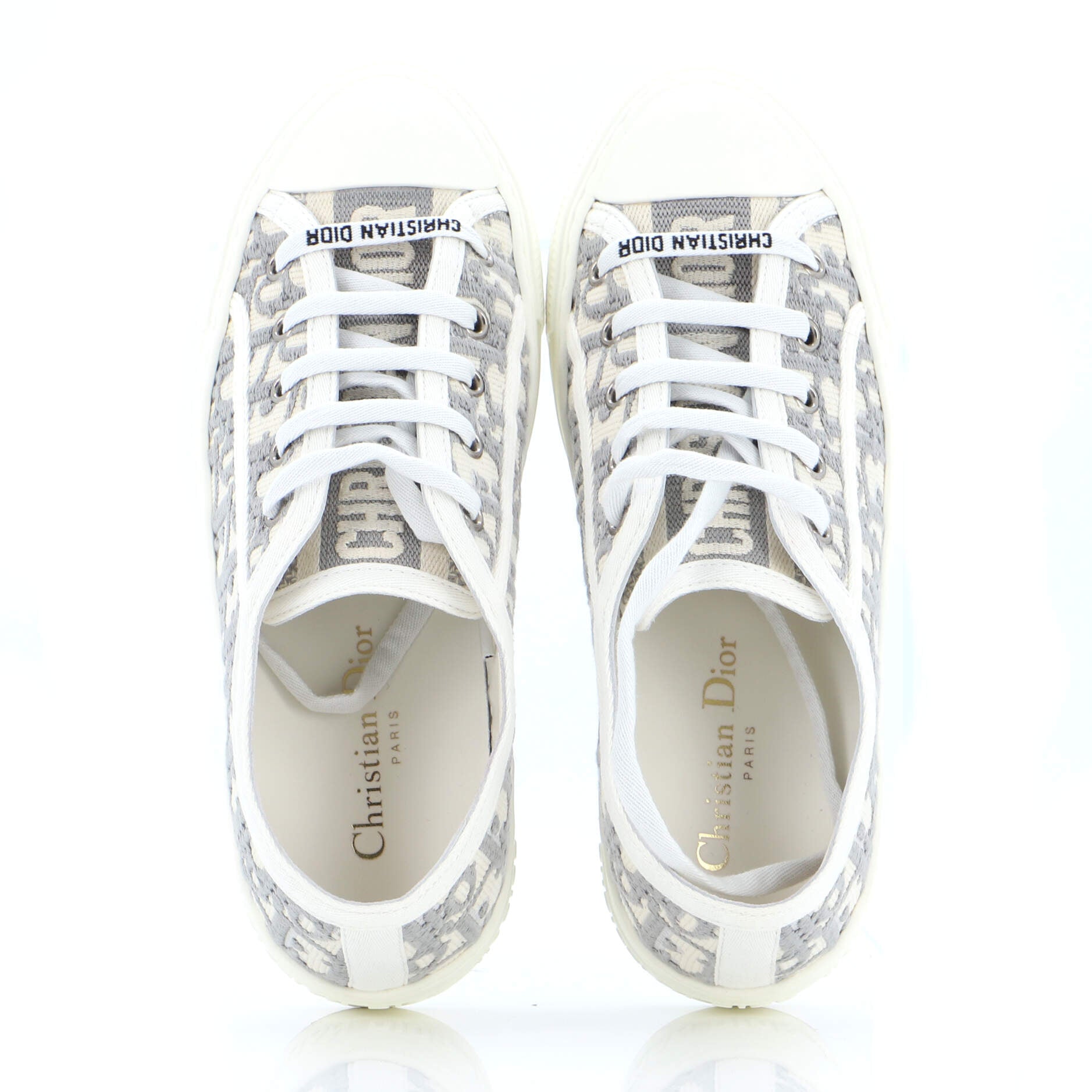 Women's Walk'N'Dior Sneakers Oblique Canvas