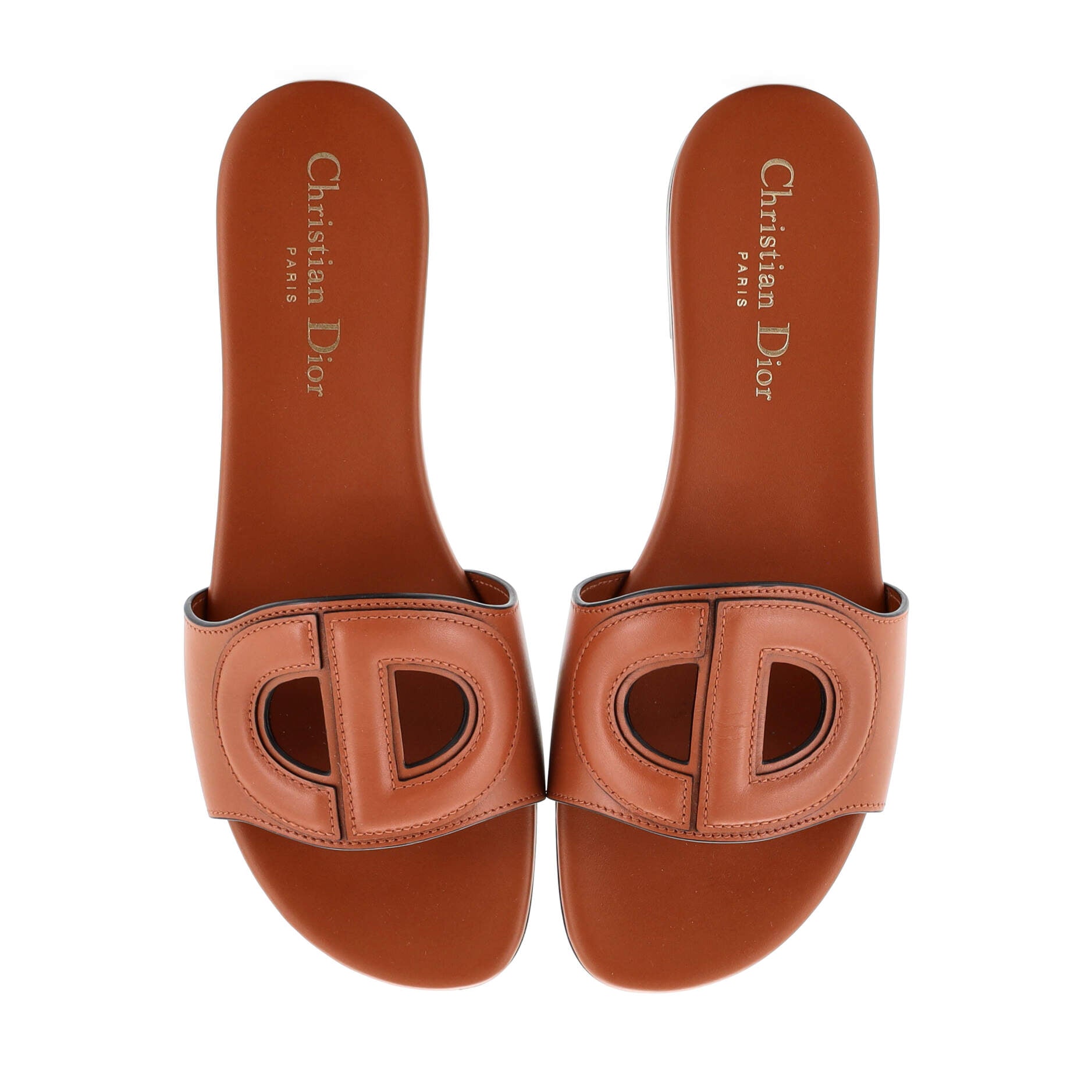 Women's D-Club Slide Sandals Leather