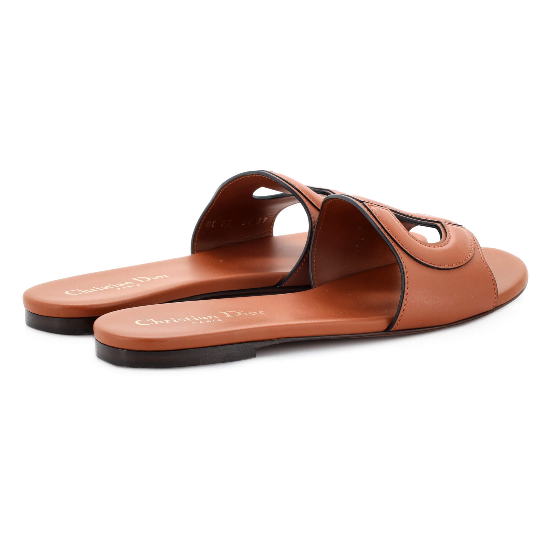 Women's D-Club Slide Sandals Leather