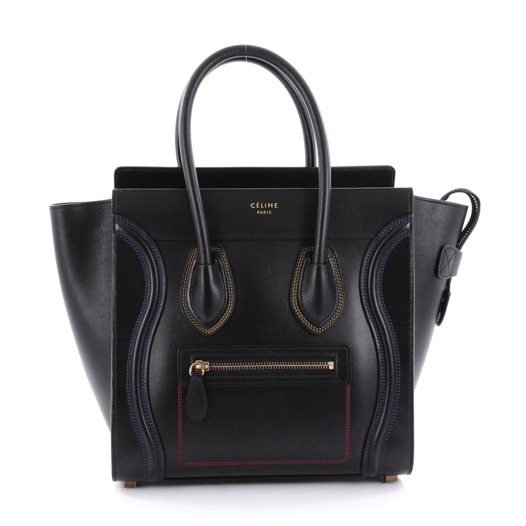 Luggage Handbag Smooth Leather Mini