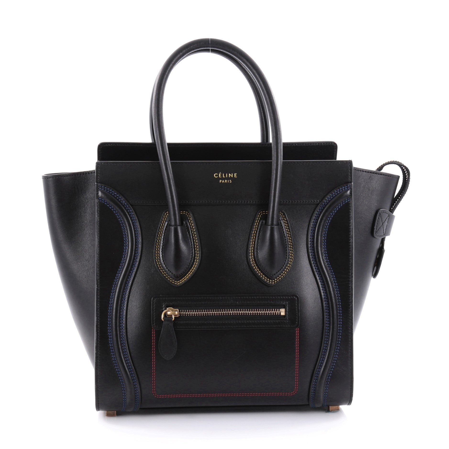 Luggage Handbag Smooth Leather Mini