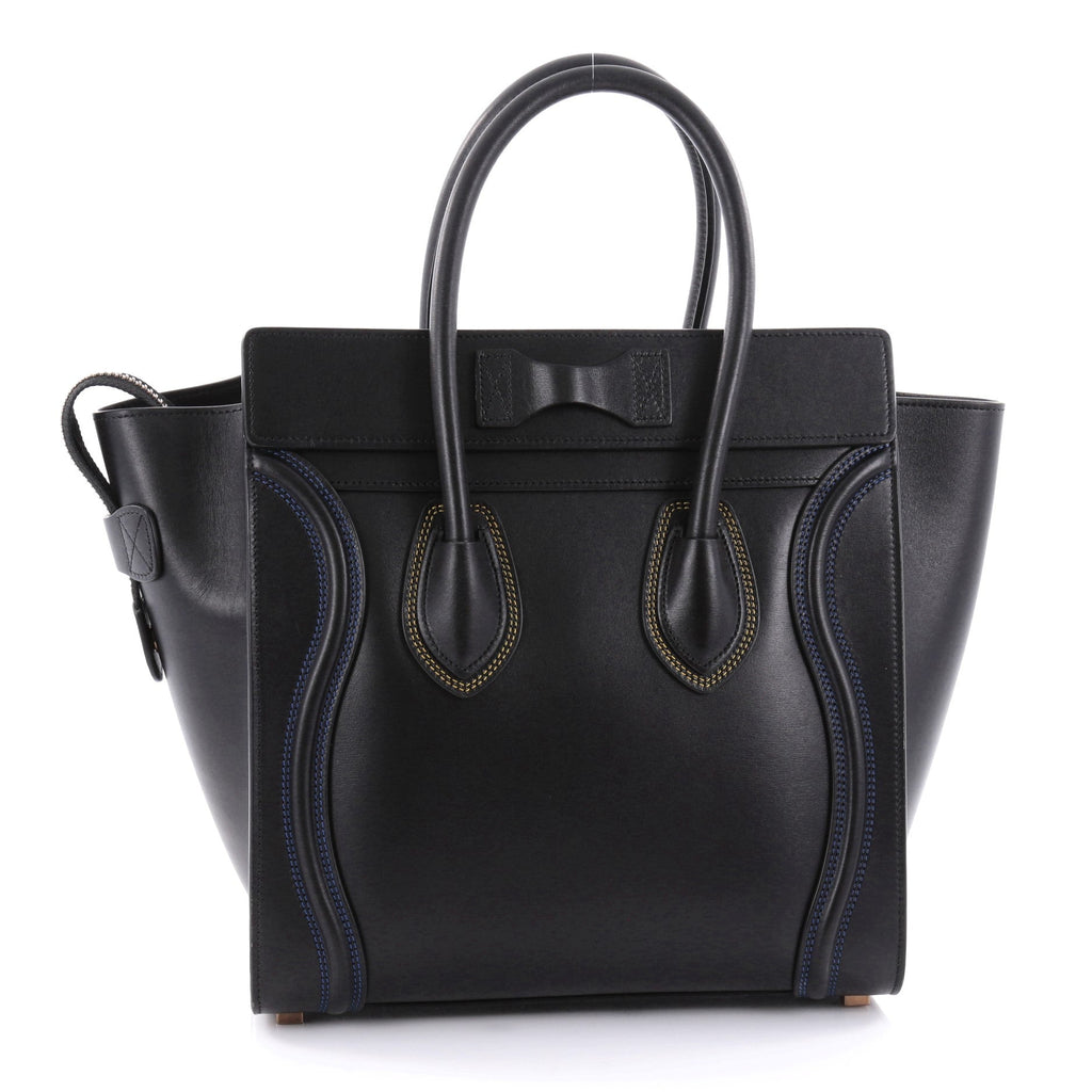 Luggage Handbag Smooth Leather Mini