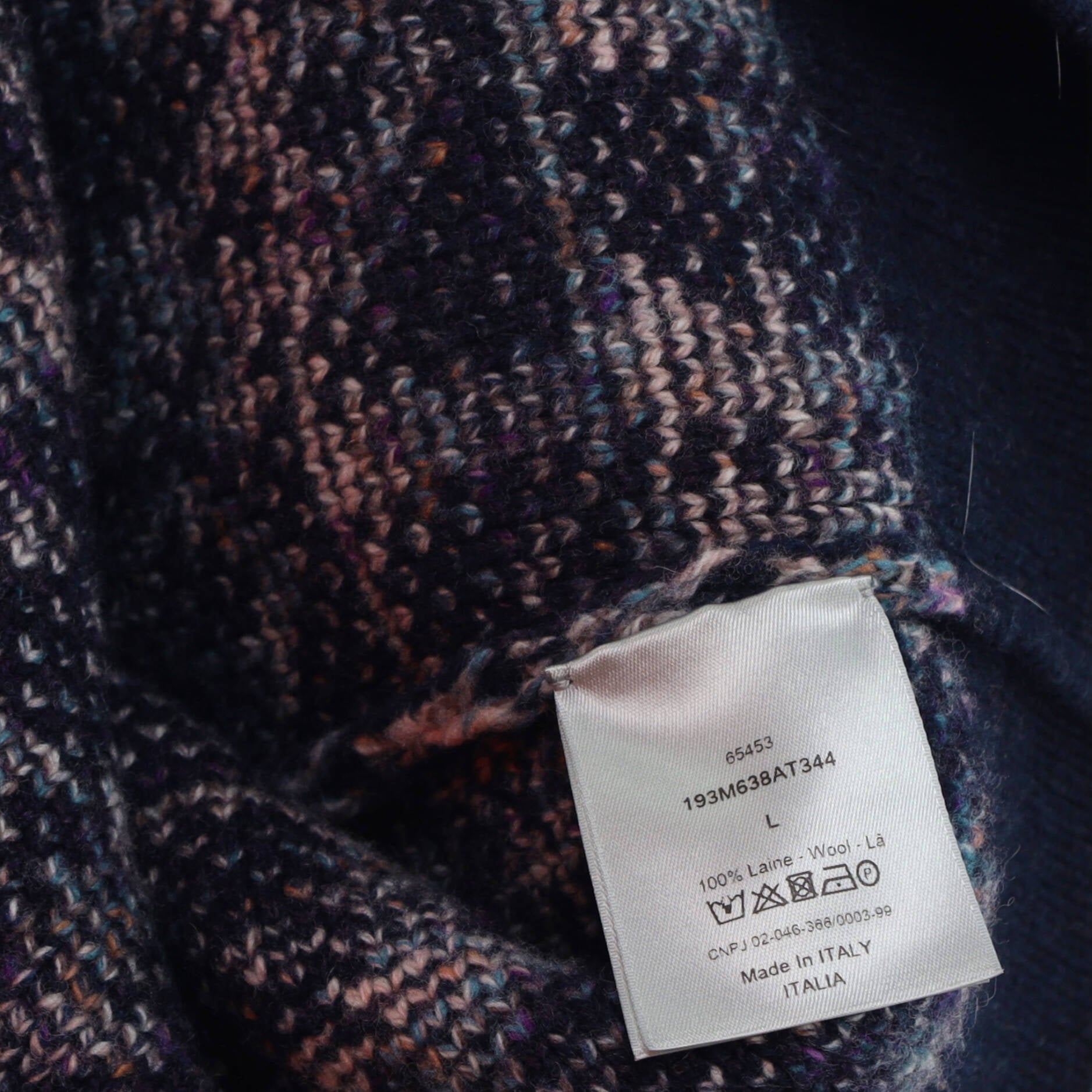 Men's Dior x Shawn Stussy Sweater Oblique Wool