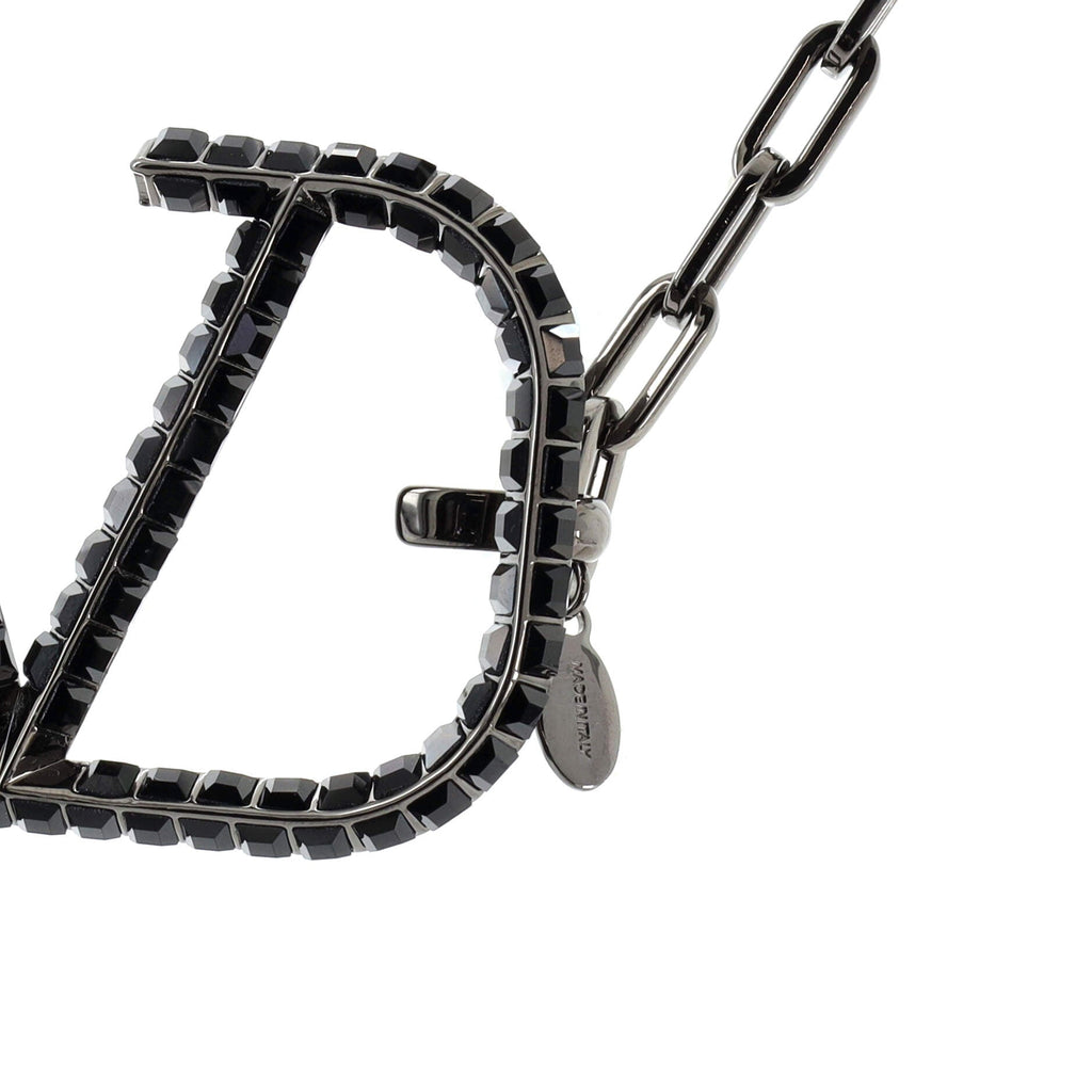 VLogo Chain Link Belt Embellished Metal 70