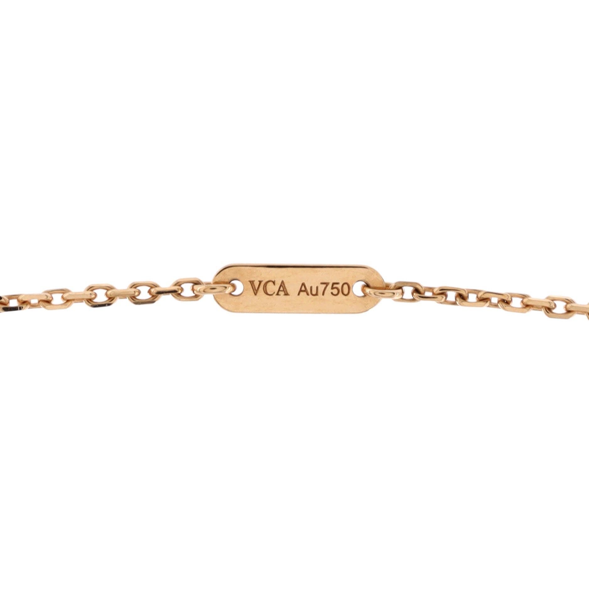 Sweet Alhambra Pendant Necklace 18K Rose Gold