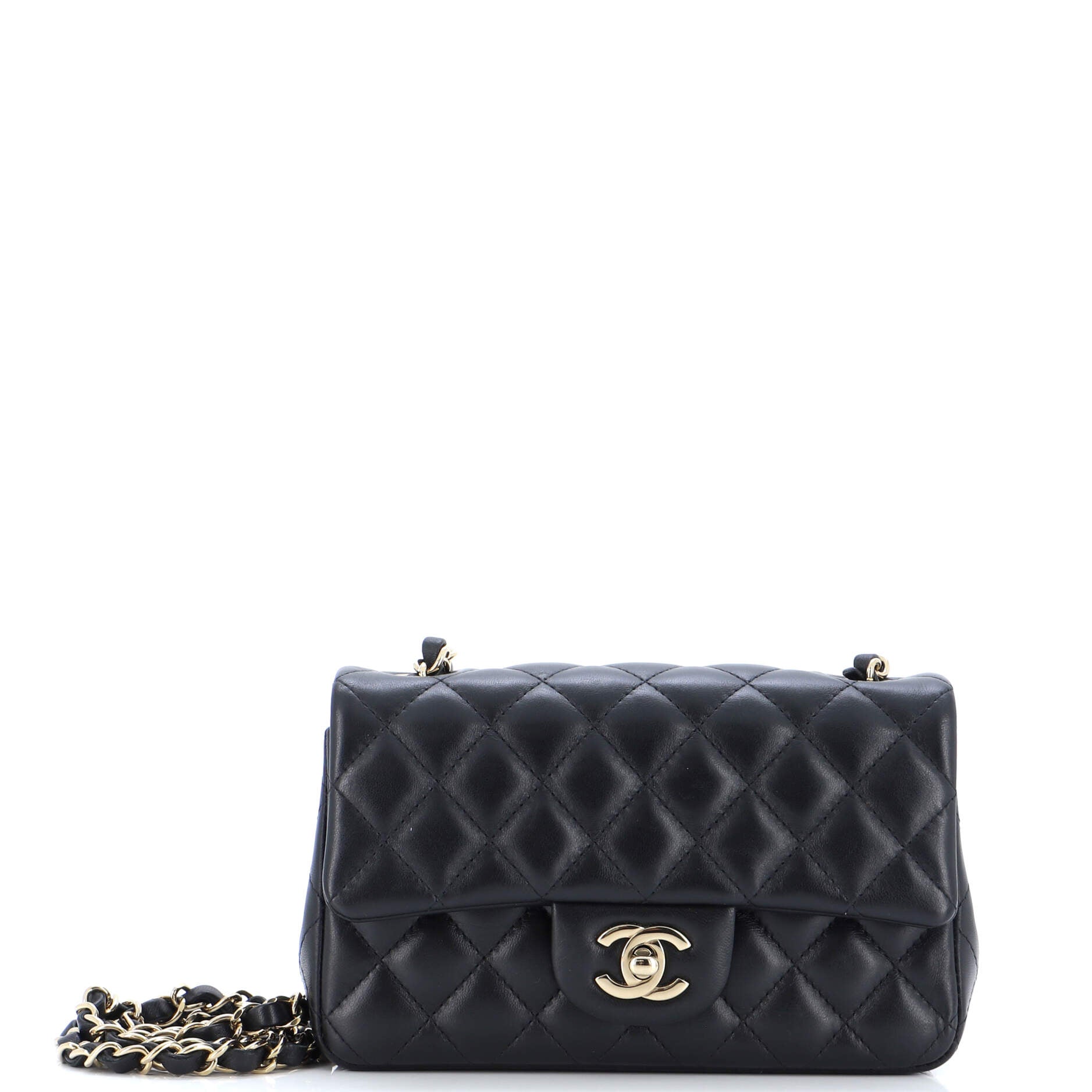 Classic Single Flap Bag Quilted Lambskin Mini