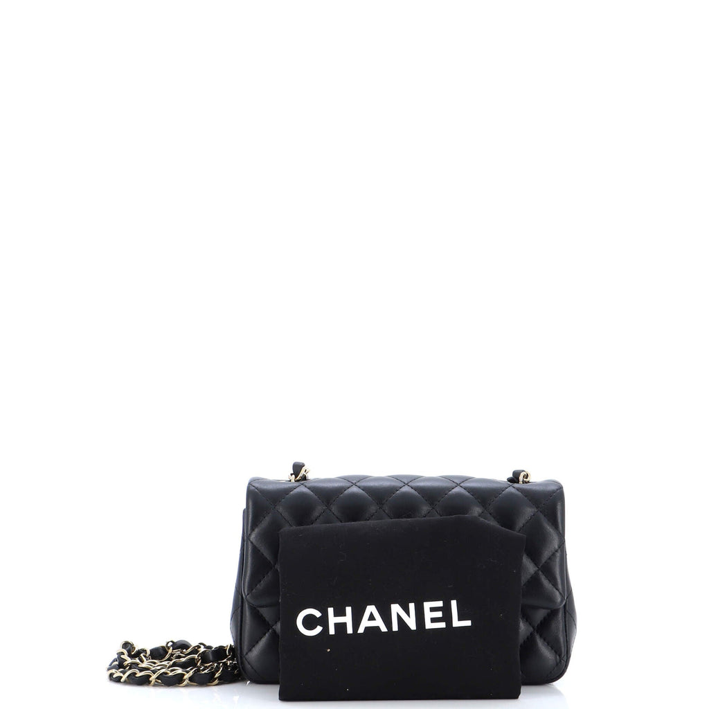 Classic Single Flap Bag Quilted Lambskin Mini