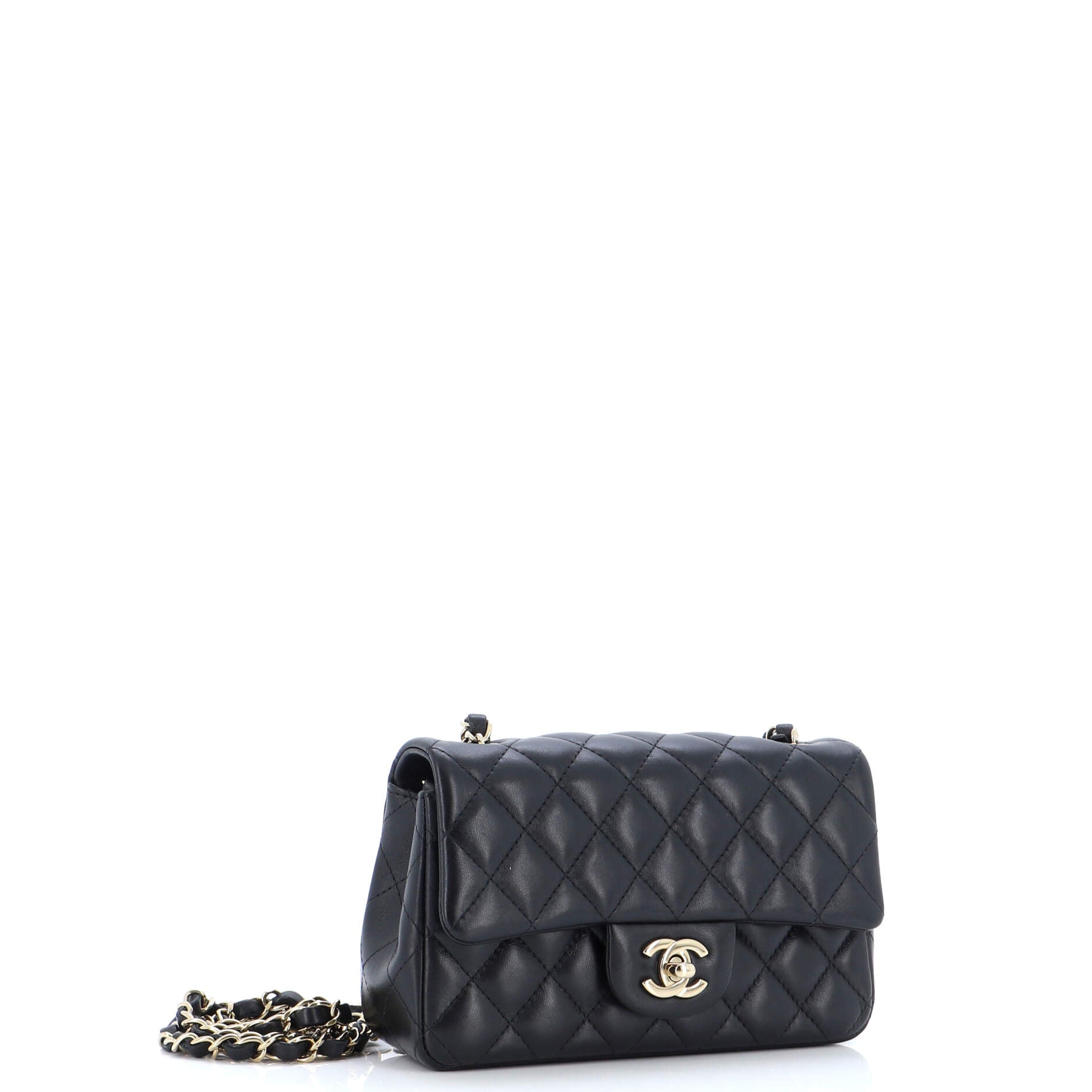 Classic Single Flap Bag Quilted Lambskin Mini