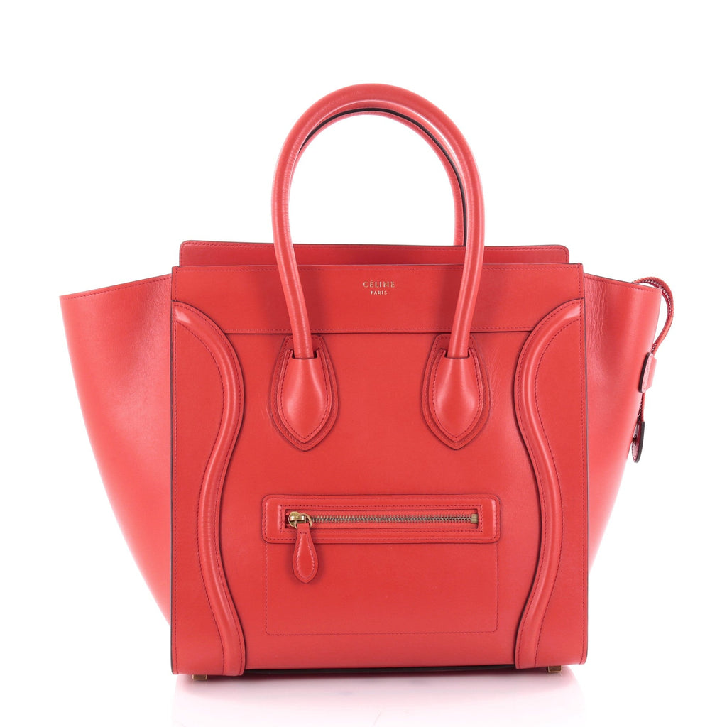 Luggage Handbag Smooth Leather Mini