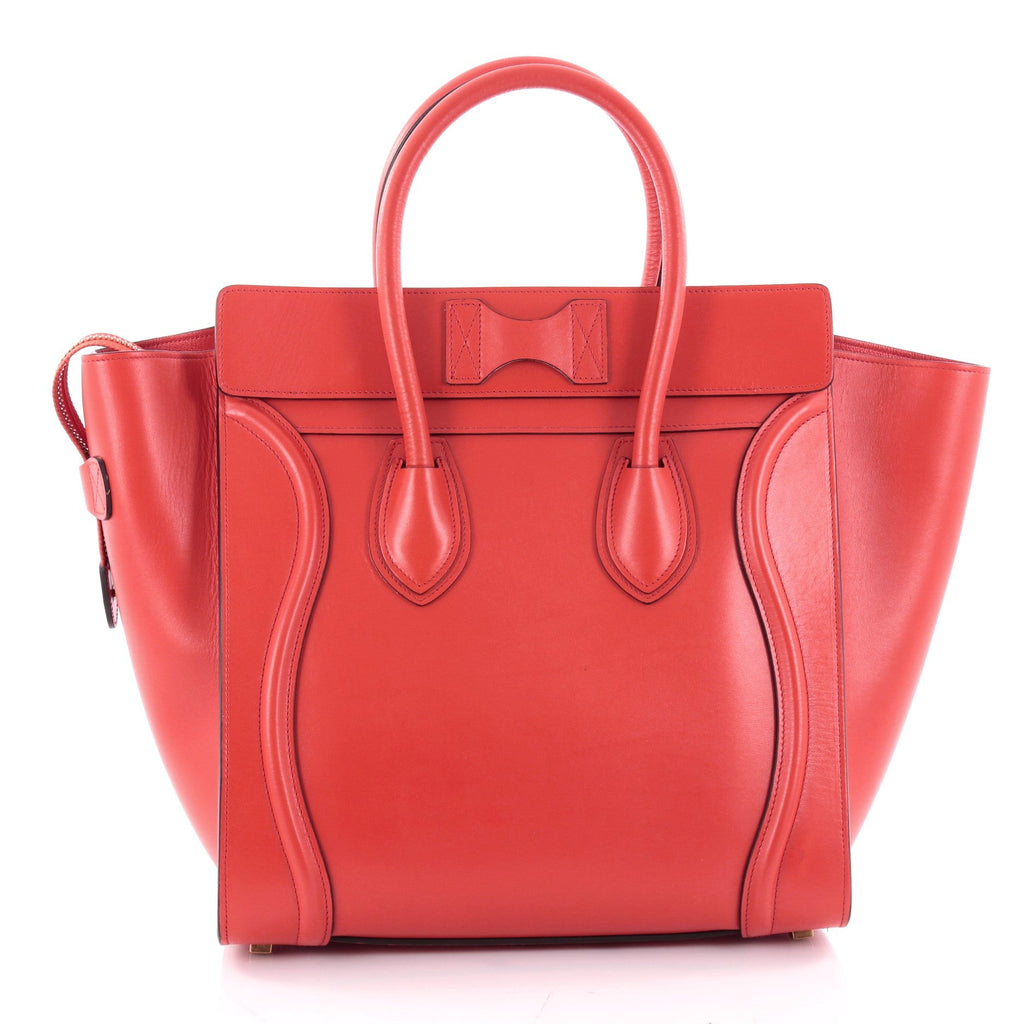 Luggage Handbag Smooth Leather Mini