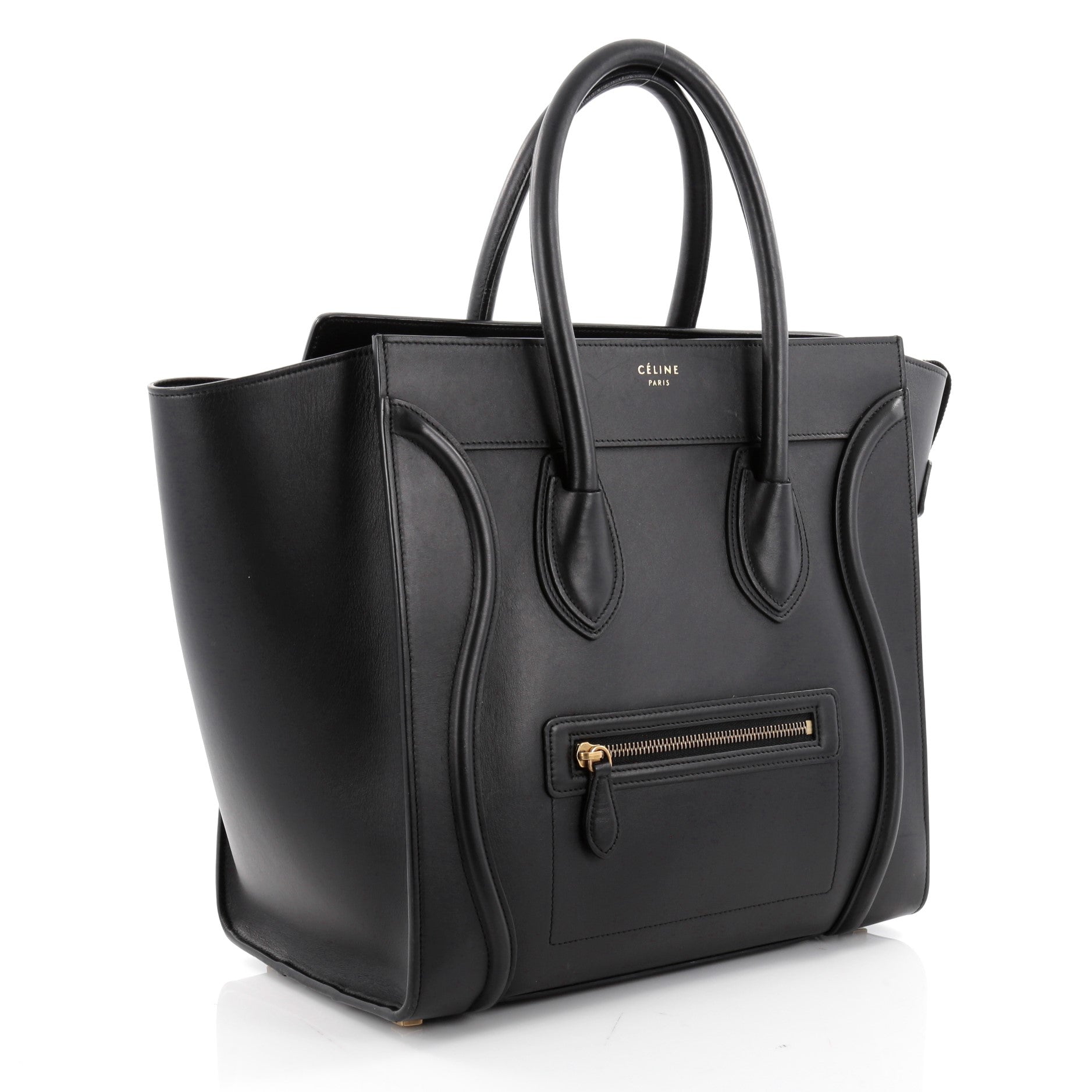 Luggage Handbag Smooth Leather Mini