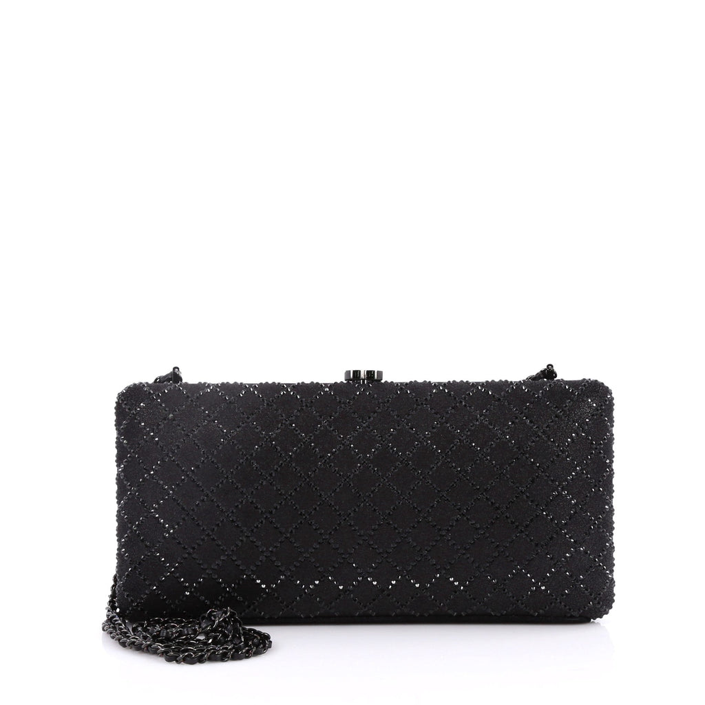 CC Clasp Clutch Embellished Leather