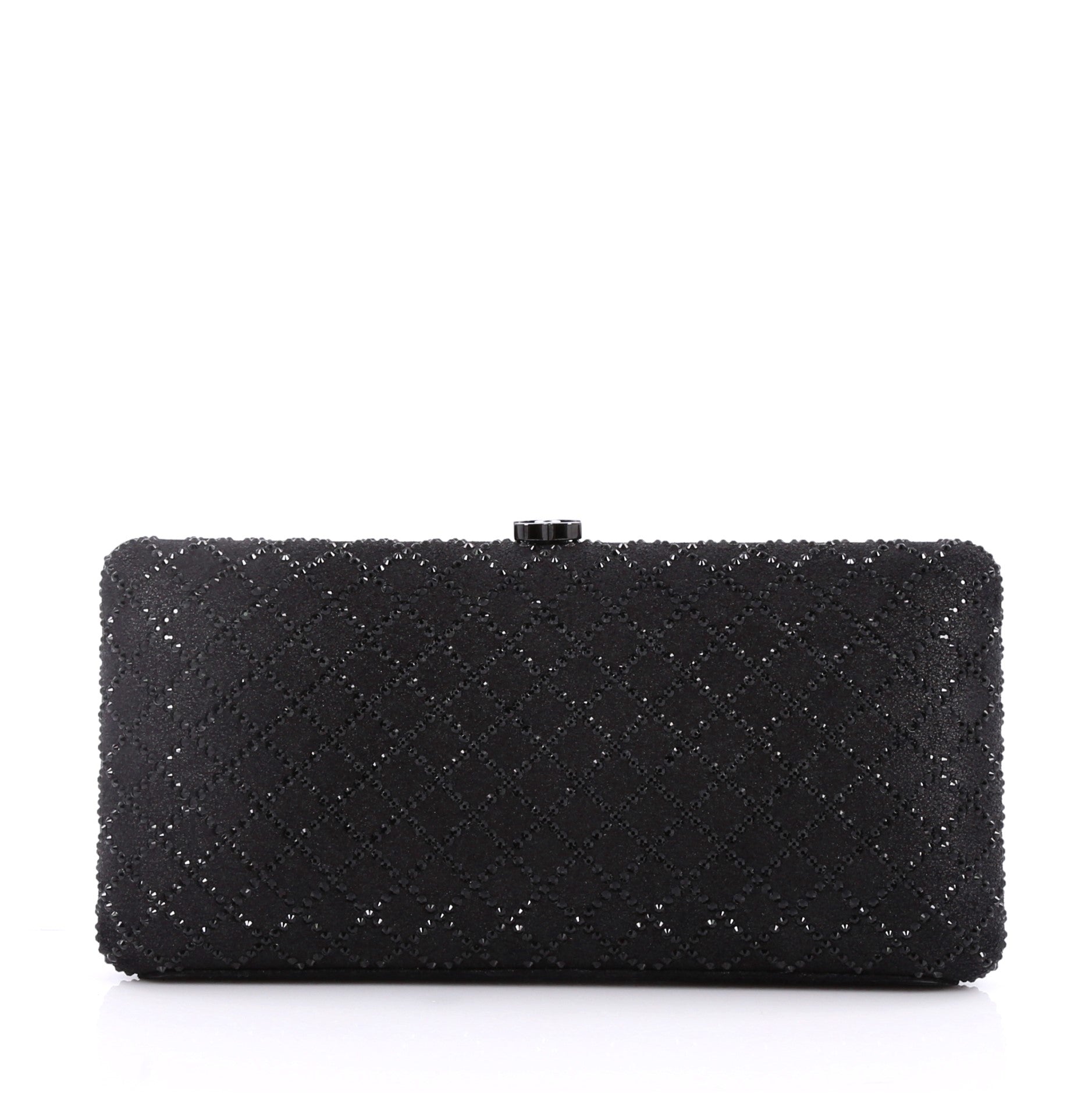 CC Clasp Clutch Embellished Leather