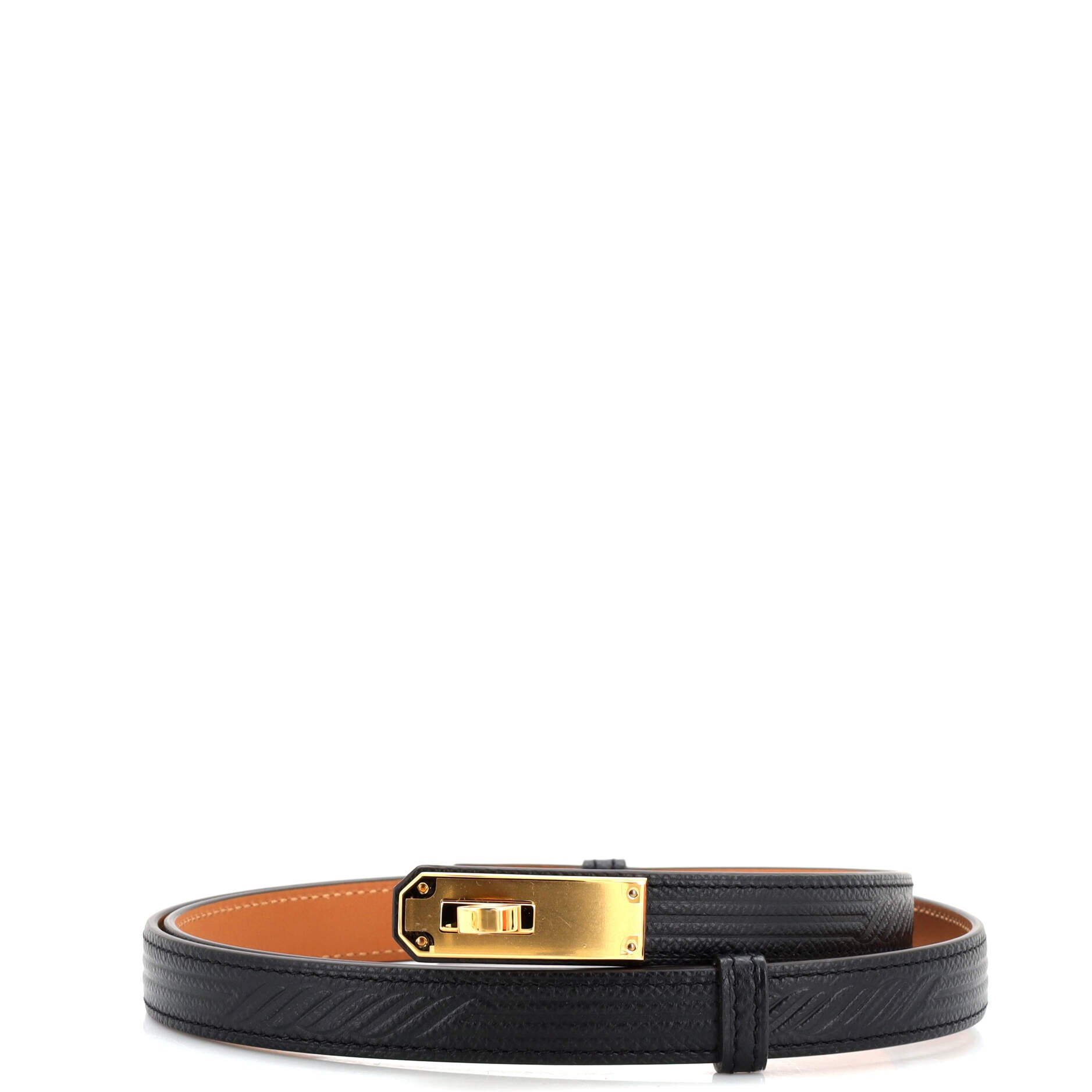 Kelly Pocket Belt Leather Thin 75