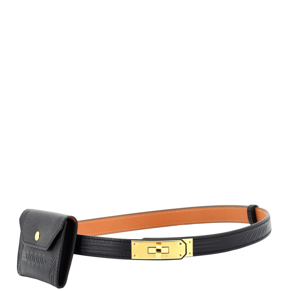 Kelly Pocket Belt Leather Thin 75