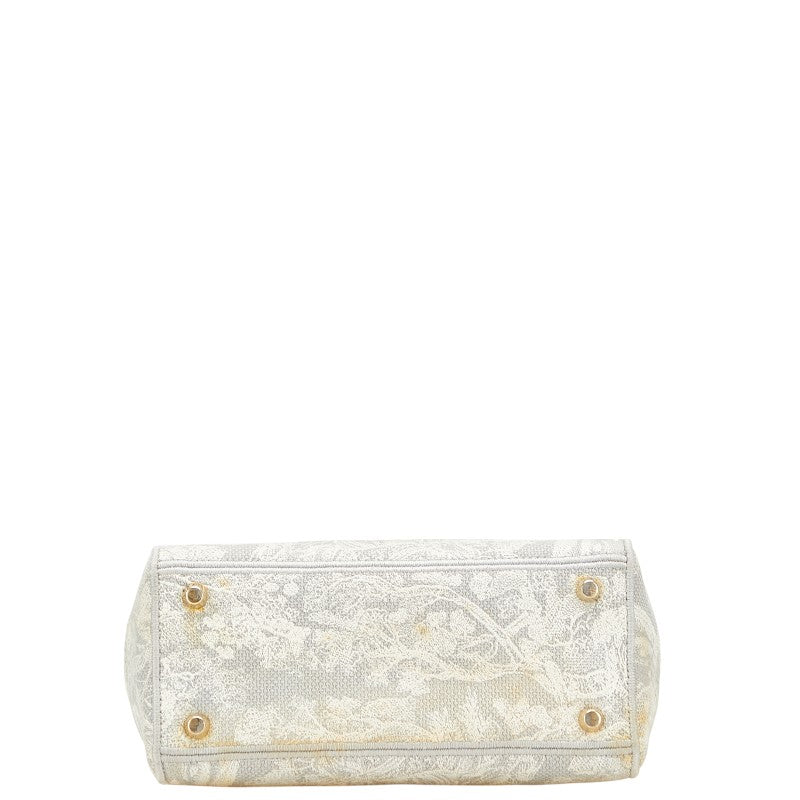 Dior Lady Dior Embroidery Canvas 2way Bag