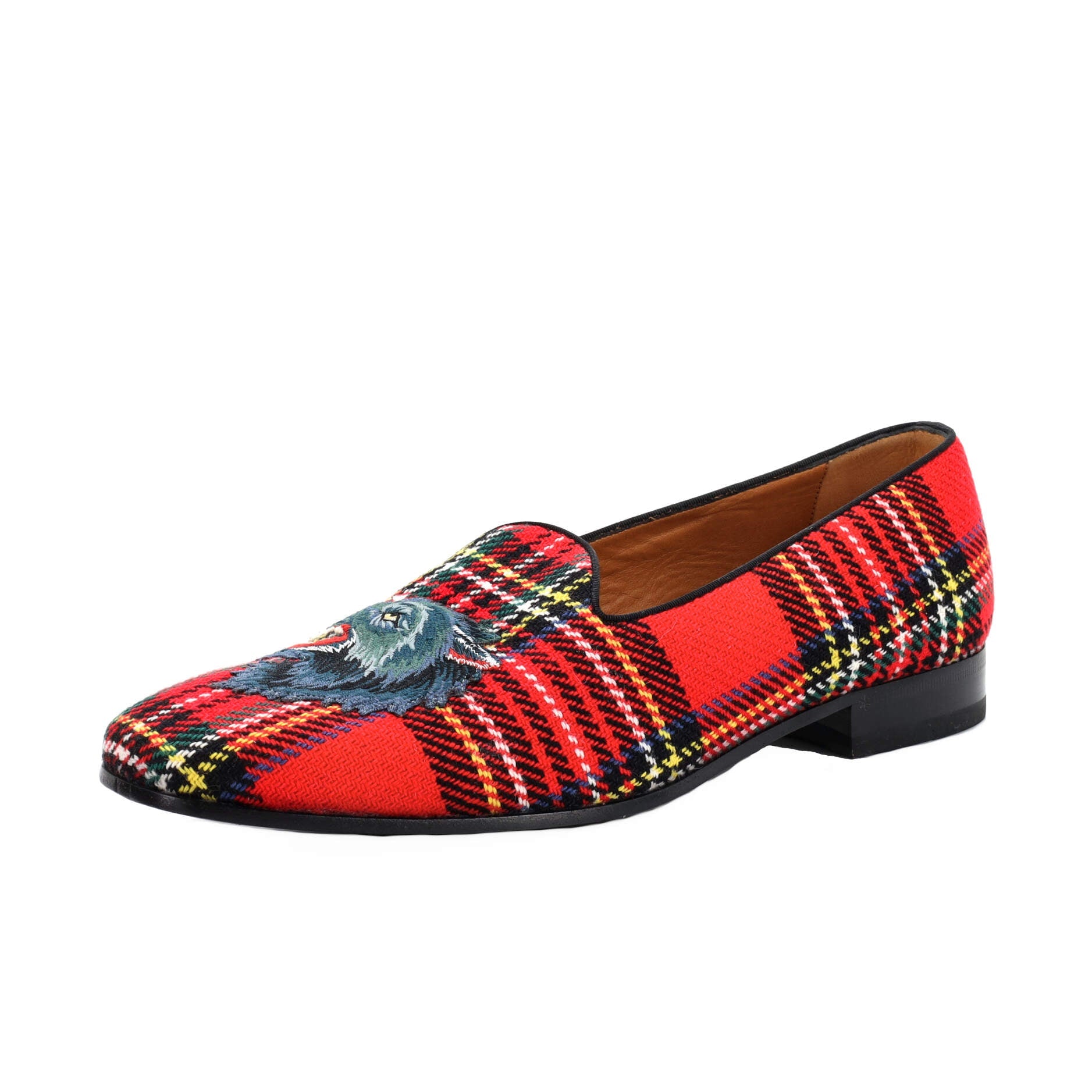 Men's Wolf Loafers Tartan