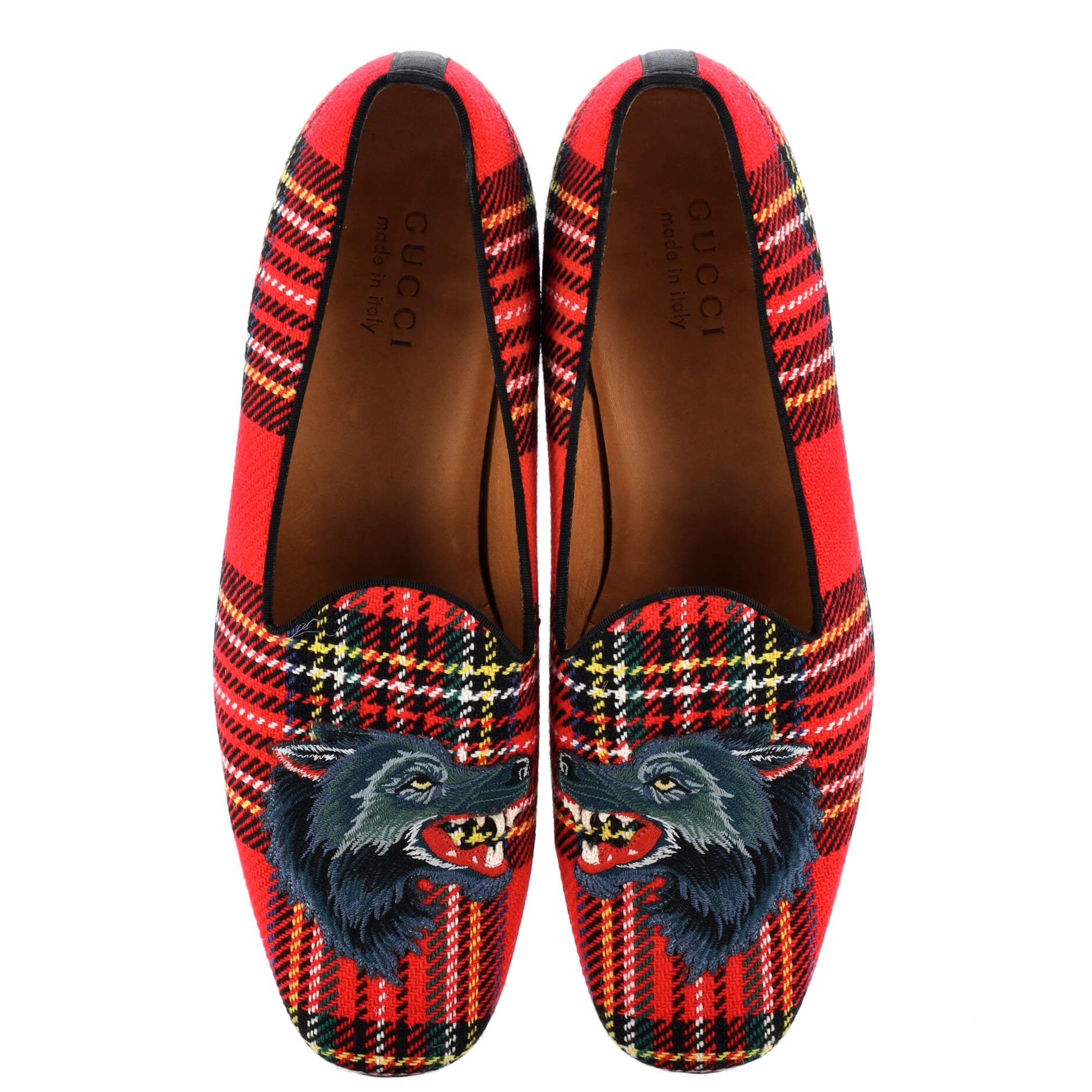 Men's Wolf Loafers Tartan