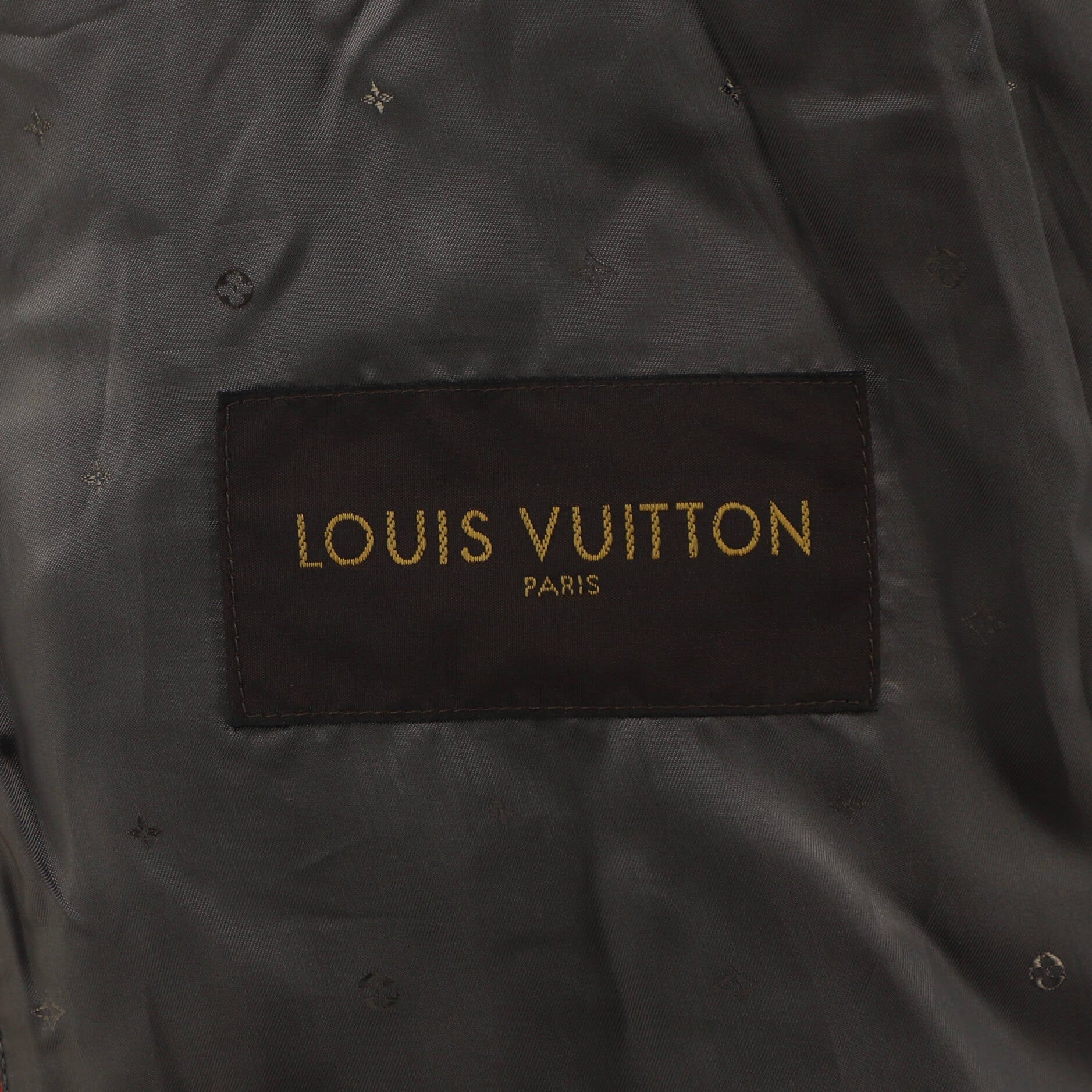 Men's Bomber Jacket Limited Edition Supreme Monogram Leather