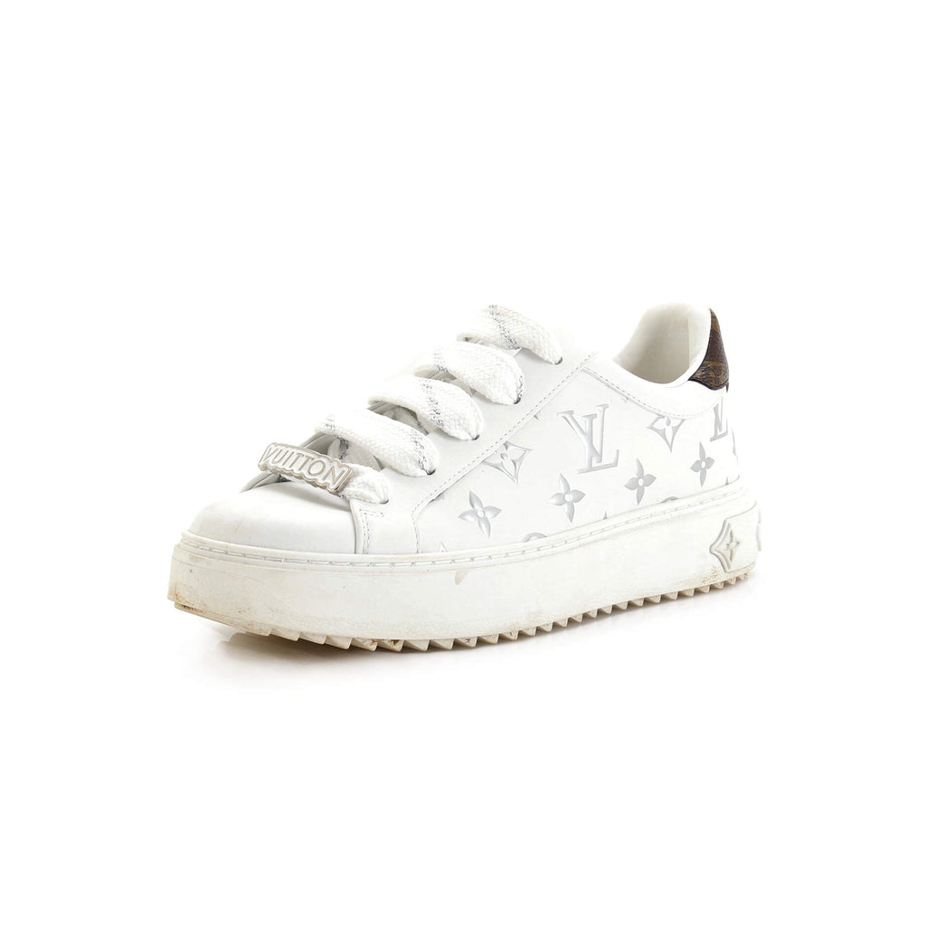 Women's Time Out Sneakers Monogram Print Leather