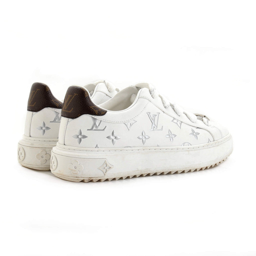 Women's Time Out Sneakers Monogram Print Leather
