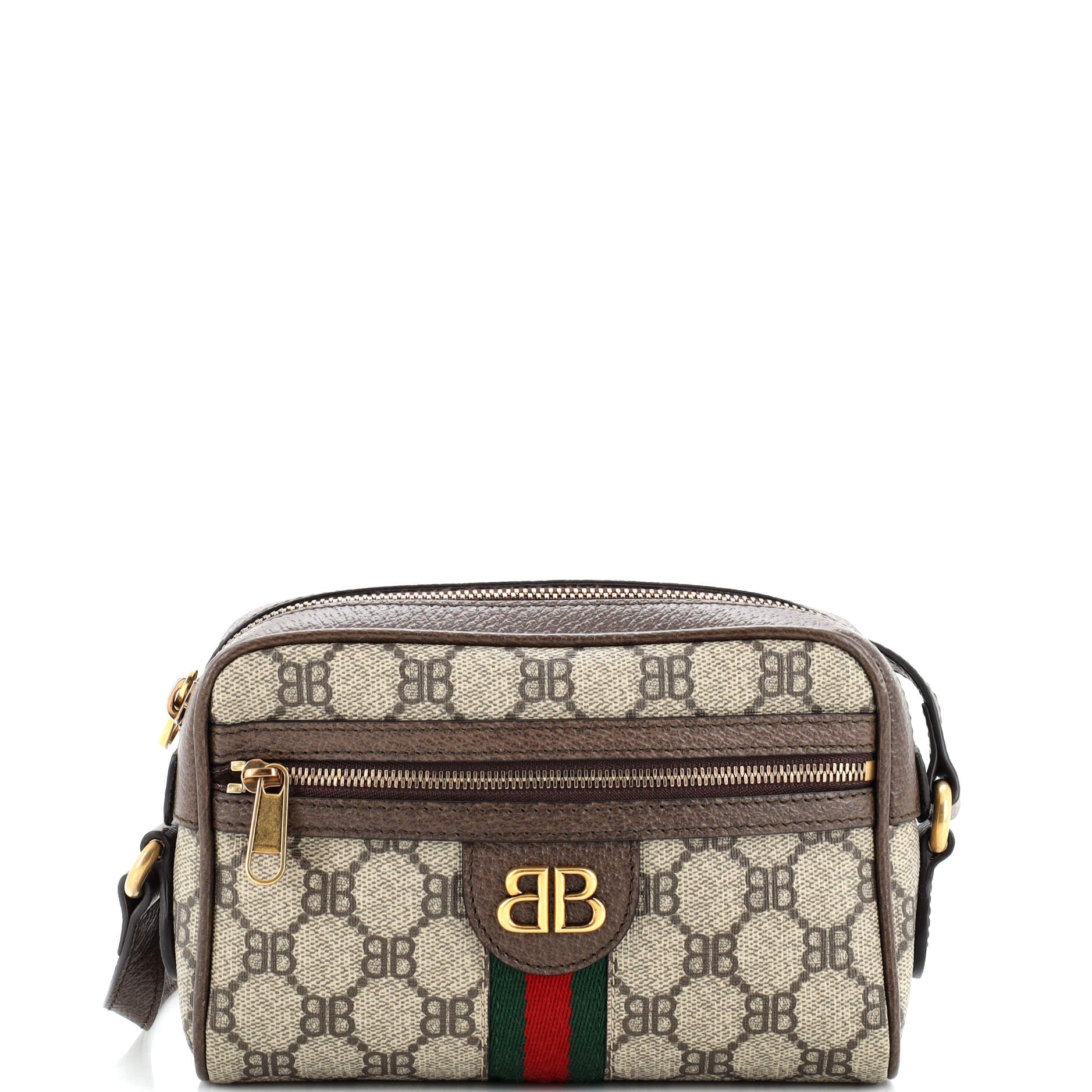 x Gucci The Hacker Project Camera Bag BB Coated Canvas Mini