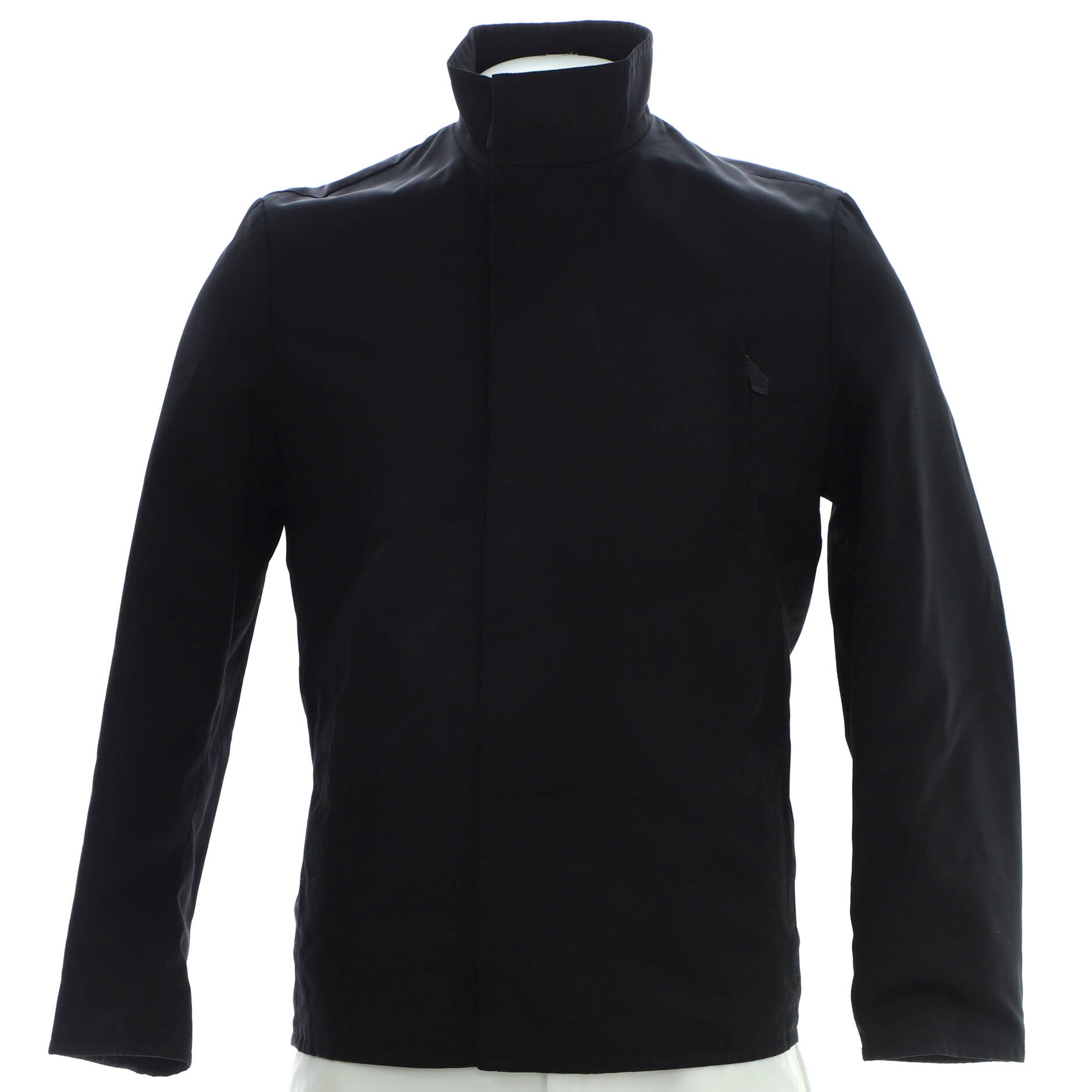 Men's Collared Front Zip Jacket Nylon