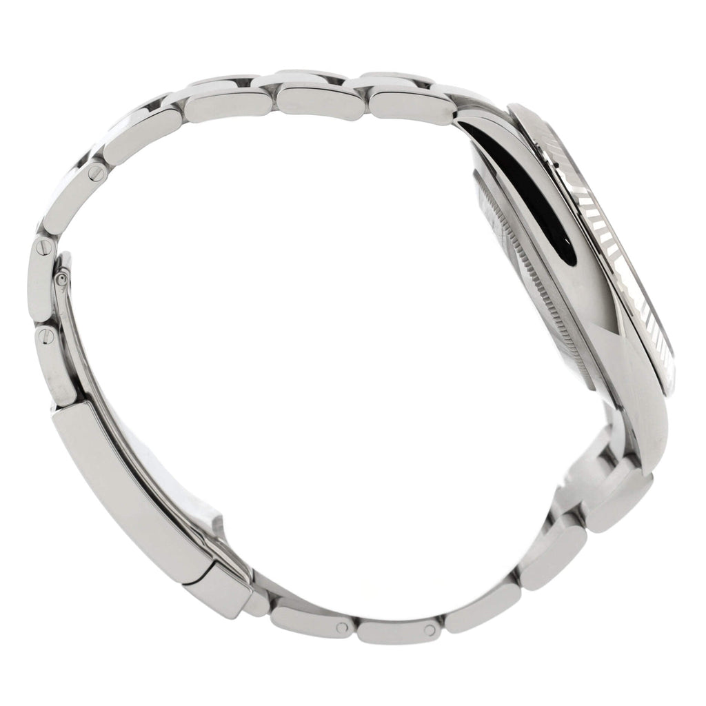 Oyster Perpetual Datejust Automatic Watch Stainless Steel and White Gold 41