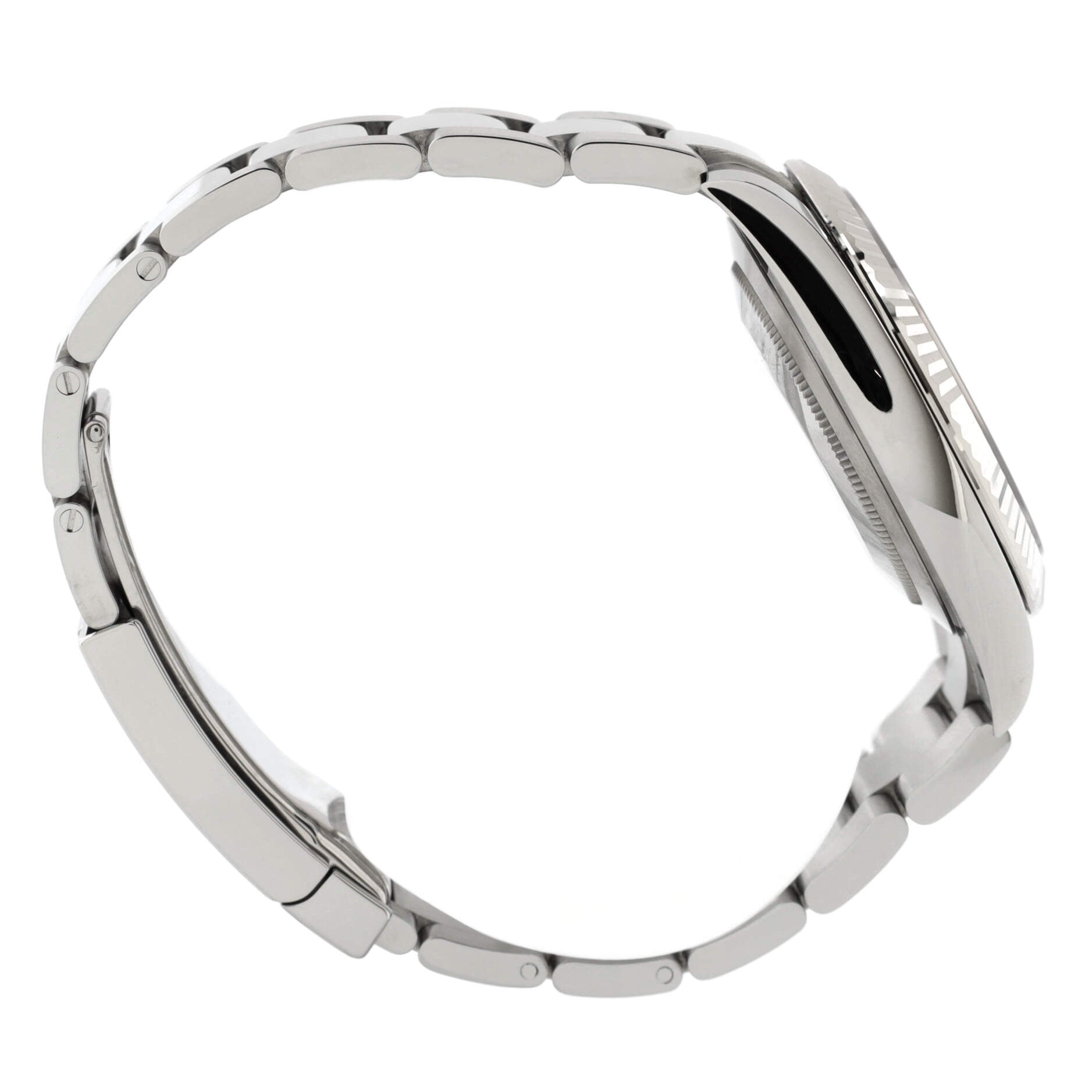 Oyster Perpetual Datejust Automatic Watch Stainless Steel and White Gold 41