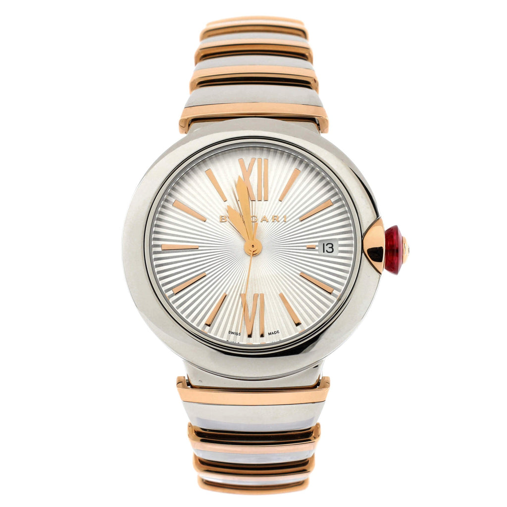 Lucea Automatic Watch Stainless Steel and 18k Red Gold 36
