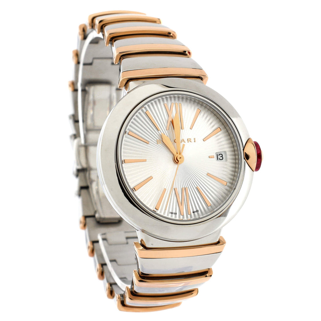 Lucea Automatic Watch Stainless Steel and 18k Red Gold 36