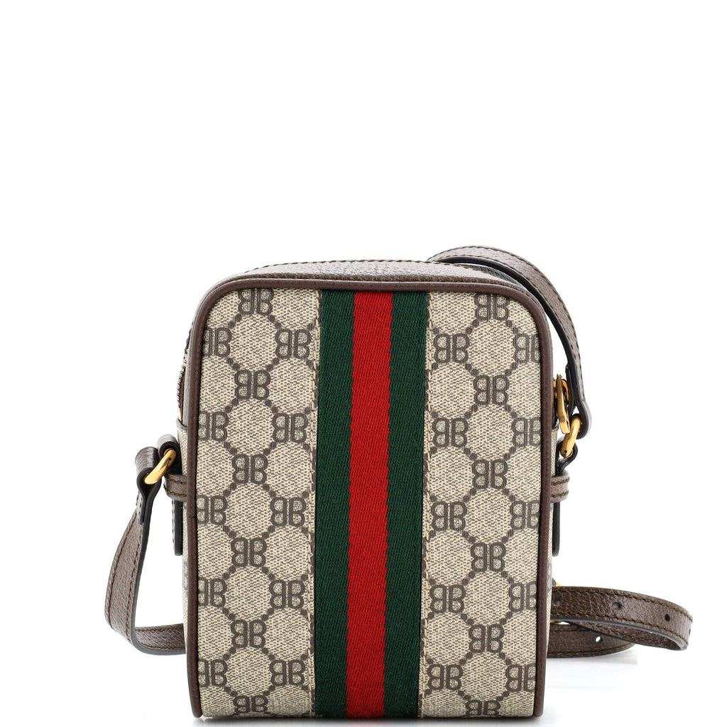 x Gucci The Hacker Project Zip Messenger Bag BB Coated Canvas Mini
