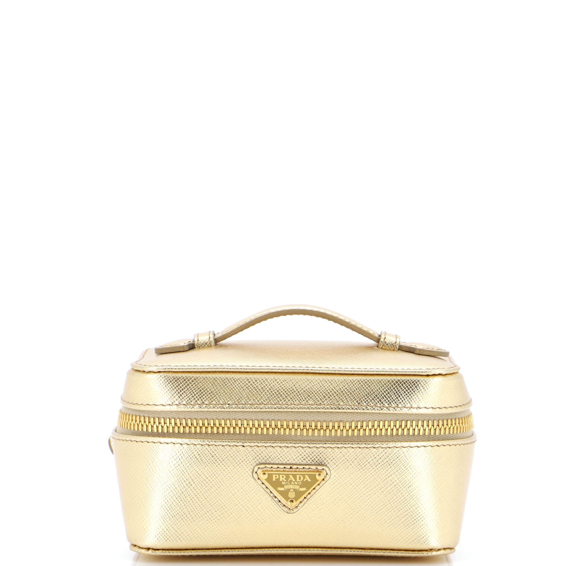 Jewelry Case Saffiano Leather Mini