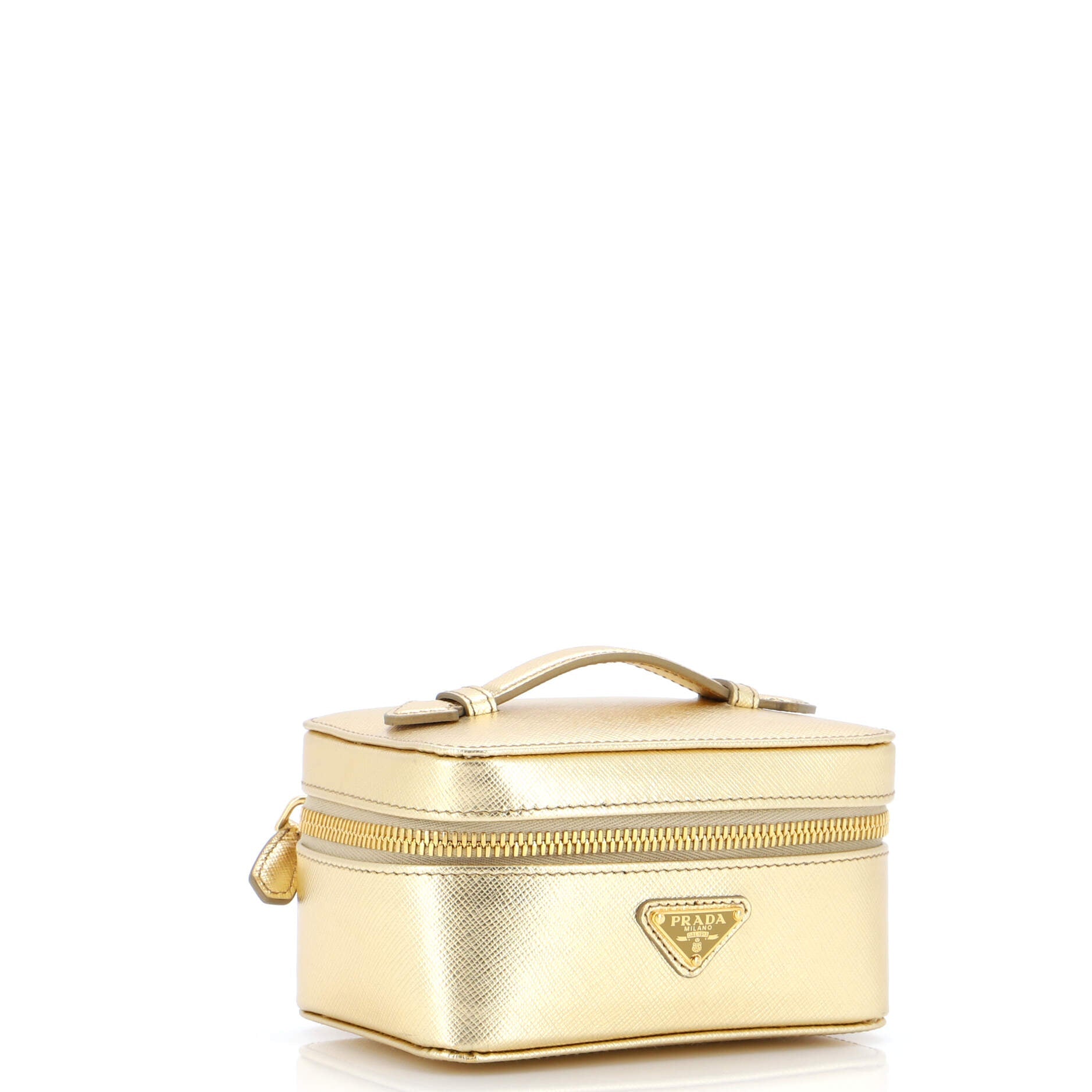 Jewelry Case Saffiano Leather Mini