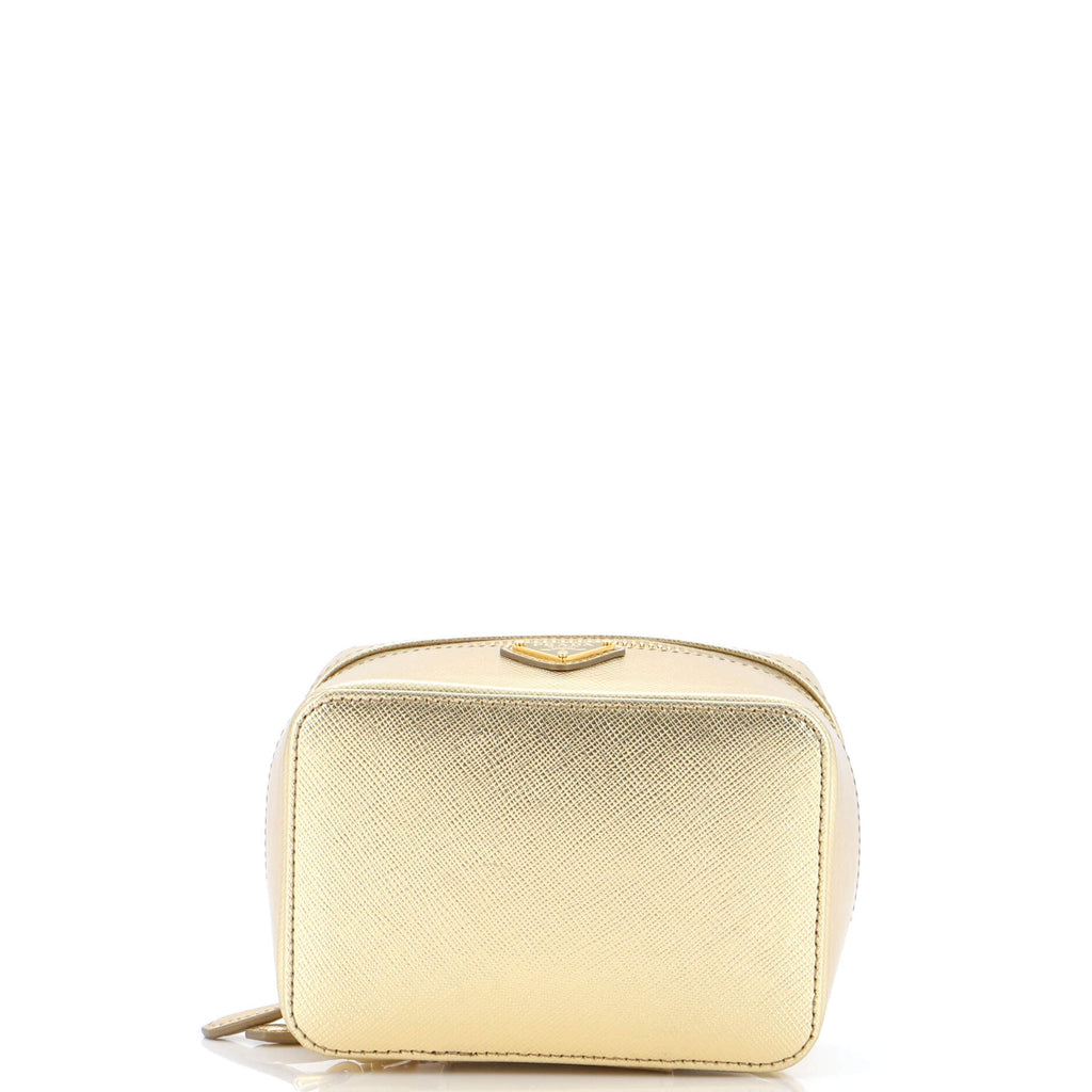 Jewelry Case Saffiano Leather Mini