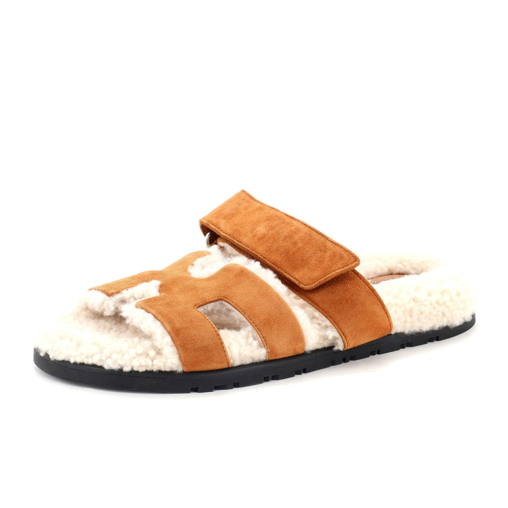 Women's Chypre Sandals Suede with Shearling