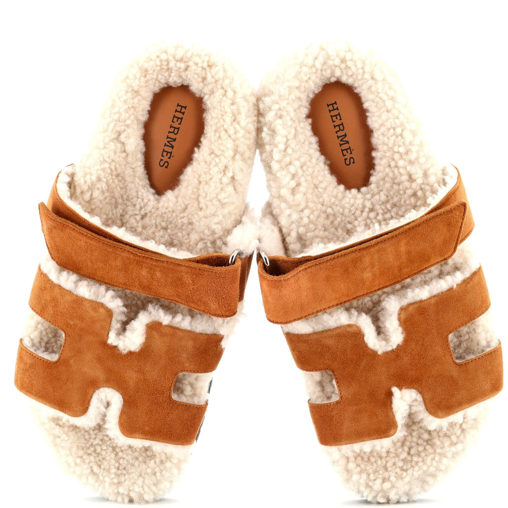 Women's Chypre Sandals Suede with Shearling