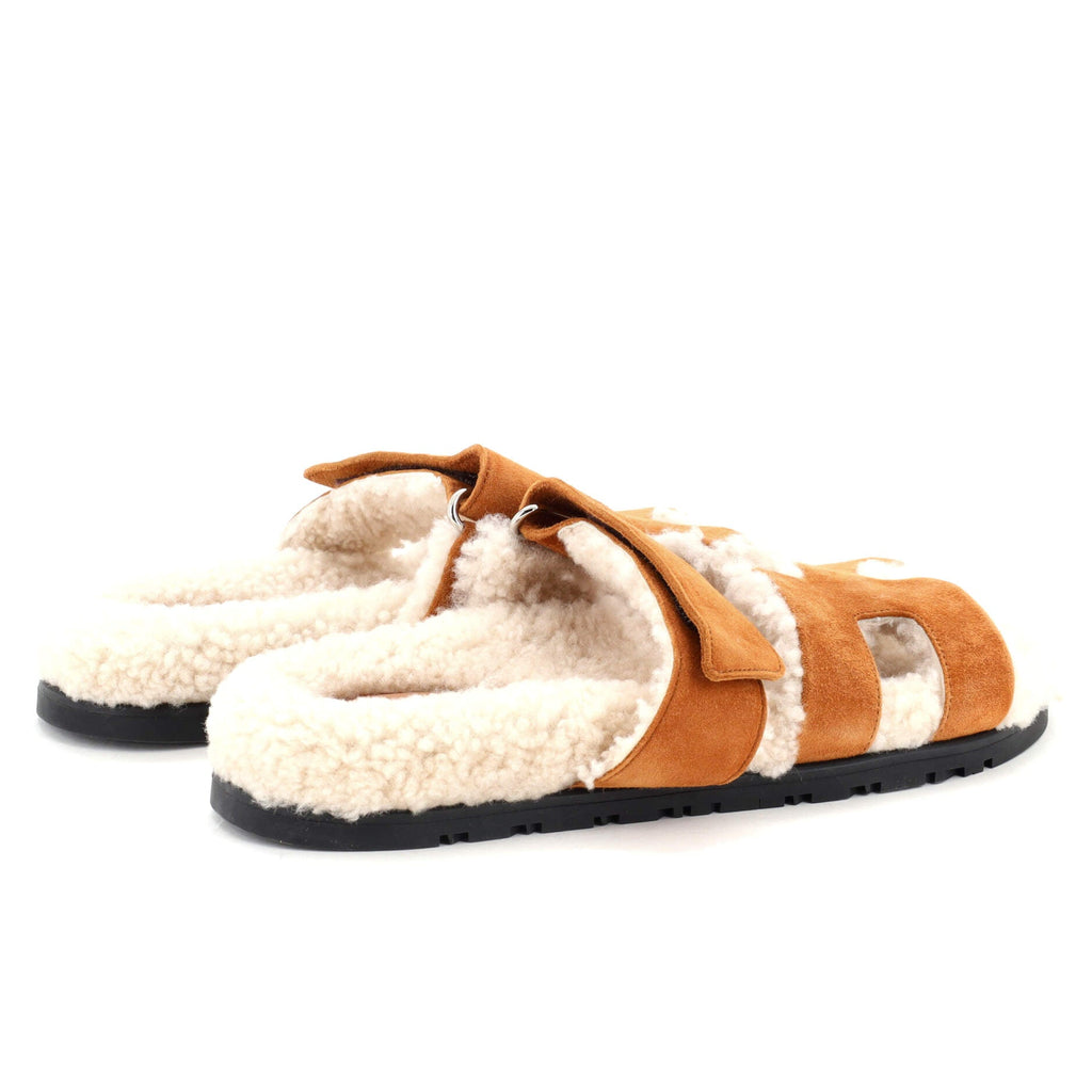 Women's Chypre Sandals Suede with Shearling