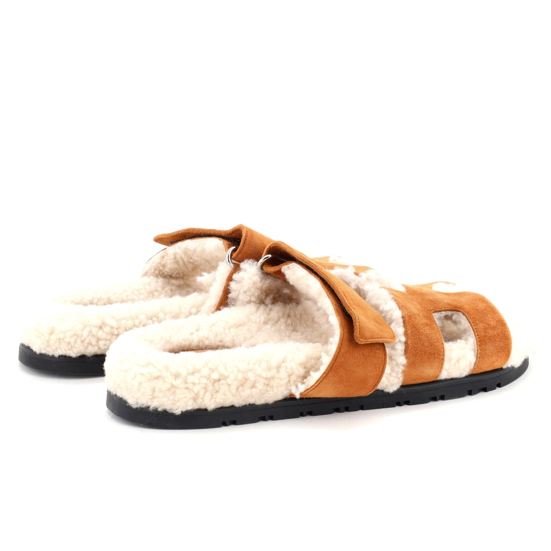 Women's Chypre Sandals Suede with Shearling