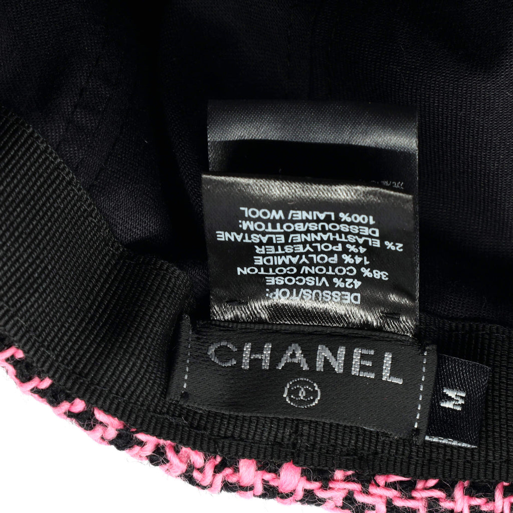 Coco Neige Trapper Cap Embroidered Corduroy with Tweed