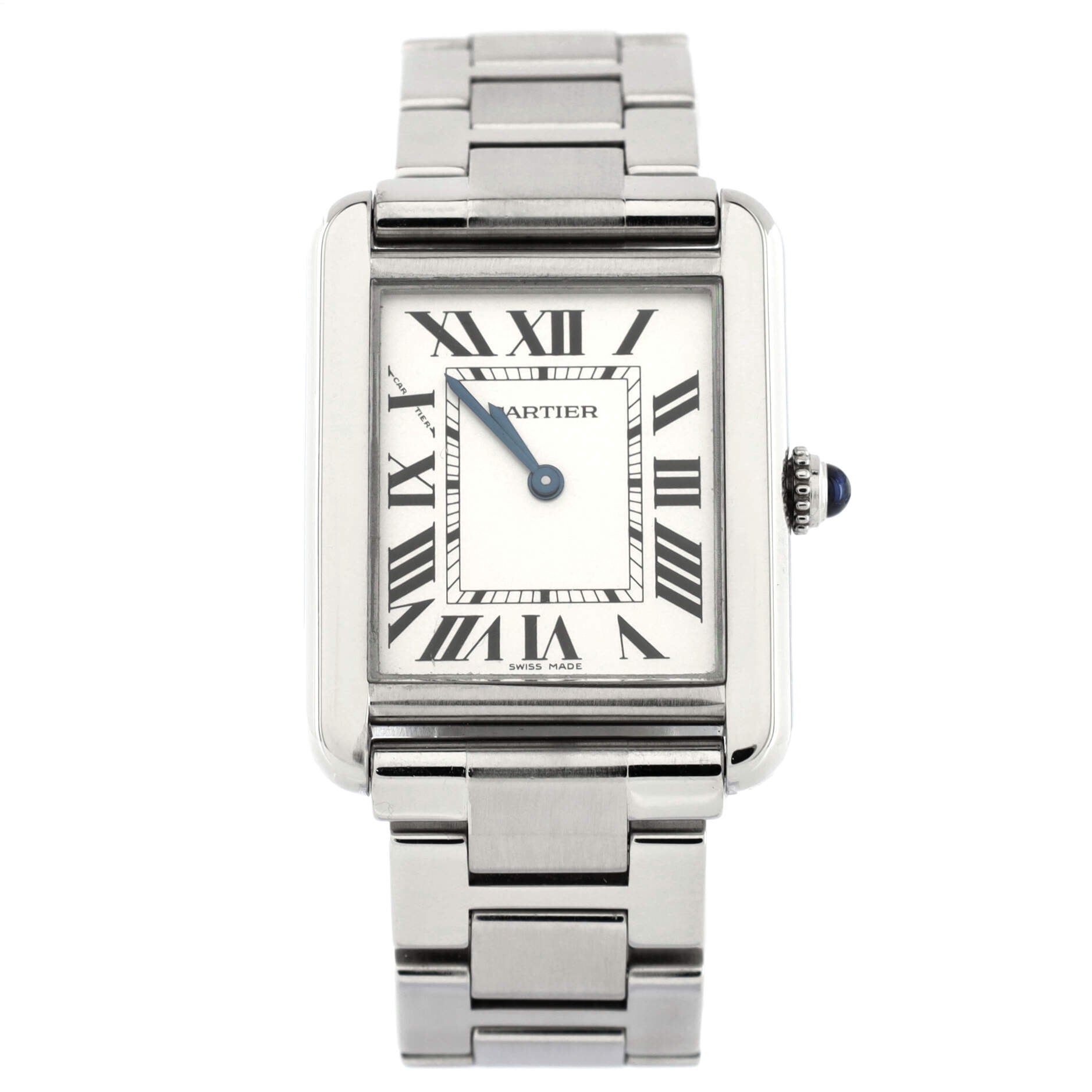 Tank Solo Quartz Watch Stainless Steel 24