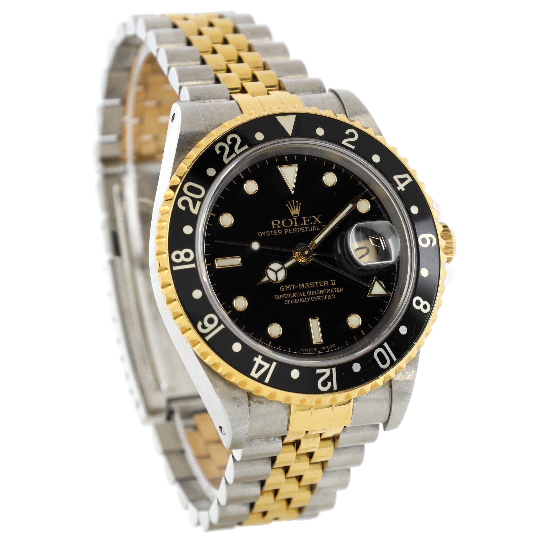 Oyster Perpetual Date GMT-Master II Automatic Watch Stainless Steel and Yellow Gold 40