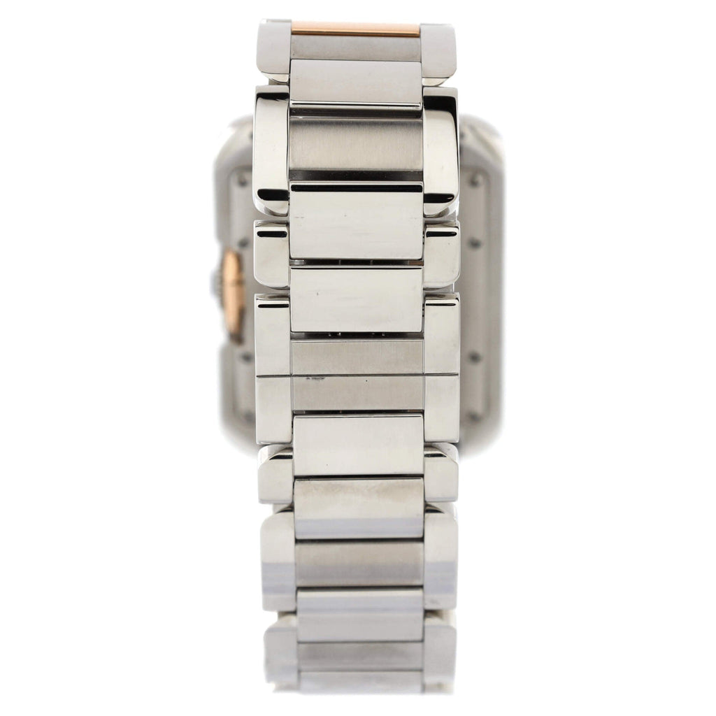 Tank Anglaise Automatic Watch Stainless Steel and Rose Gold 30
