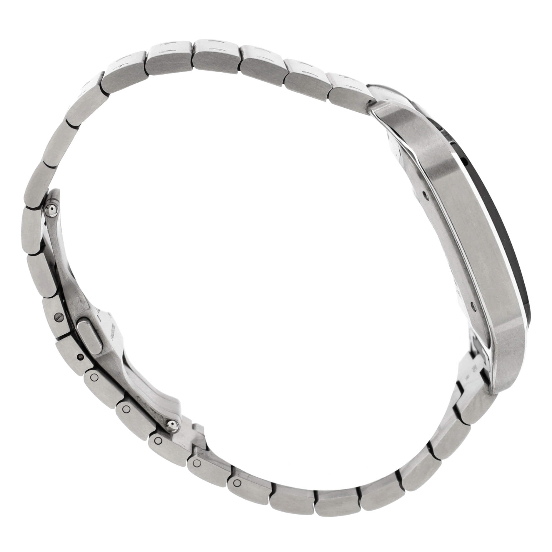 Santos de Cartier Automatic Watch Stainless Steel with ADLC Stainless Steel Bezel 40
