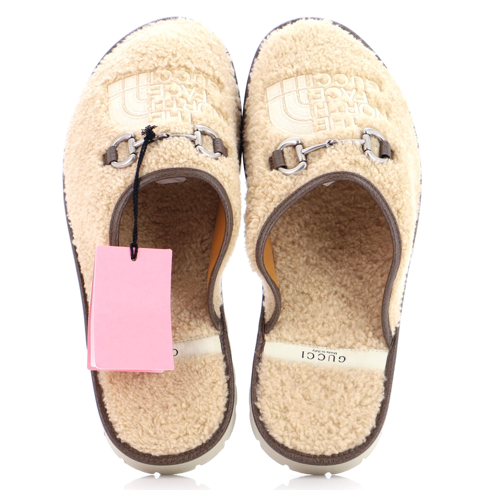 x The North Face Men's Horsebit Slipper Sandals Shearling