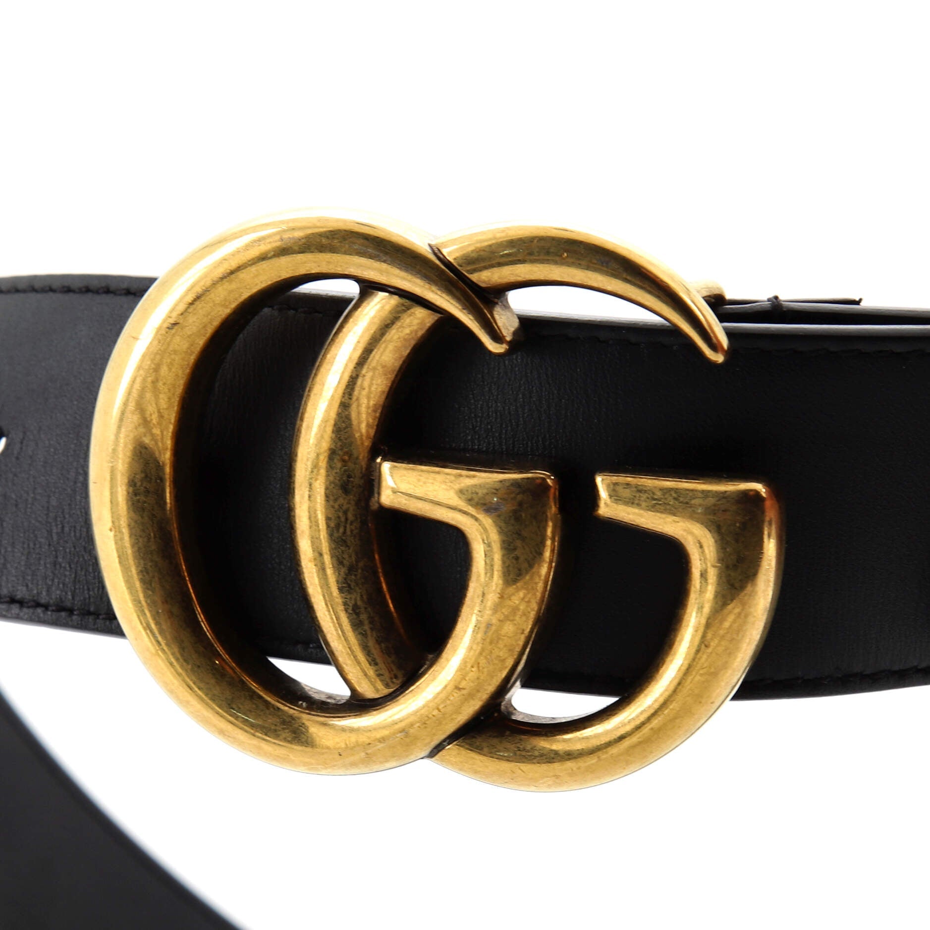 GG Marmont Belt Leather Wide 90