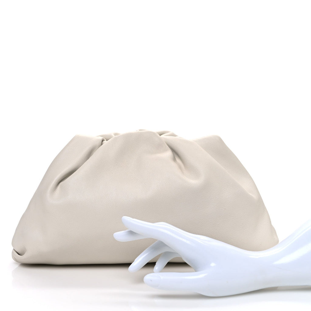 Calfskin Teen Pouch White